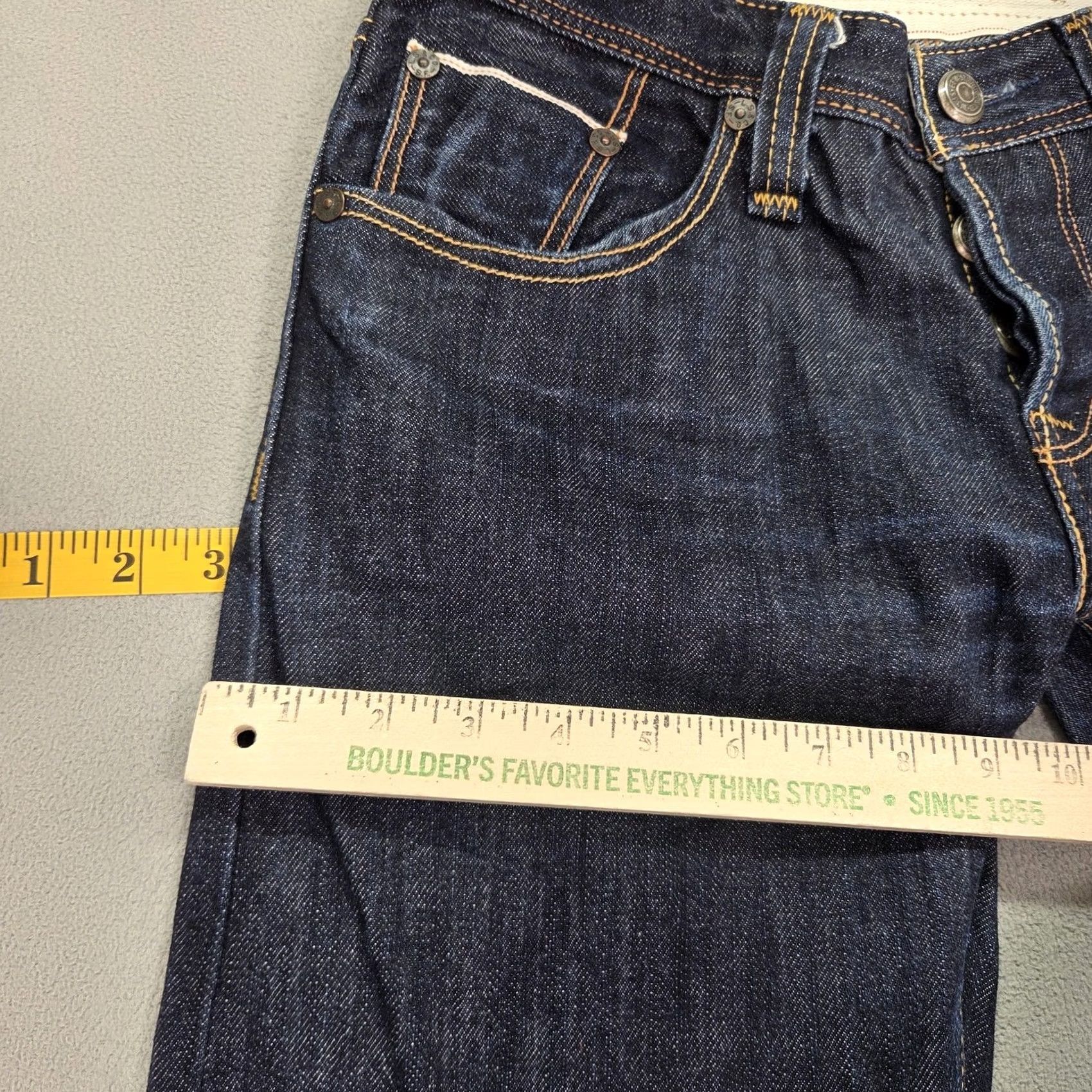 Levi's Levi's 511 Jeans Mens Dark Wash Slim Raw Selvedge Denim 28x30 Size US 28 / EU 44 - 7 Thumbnail