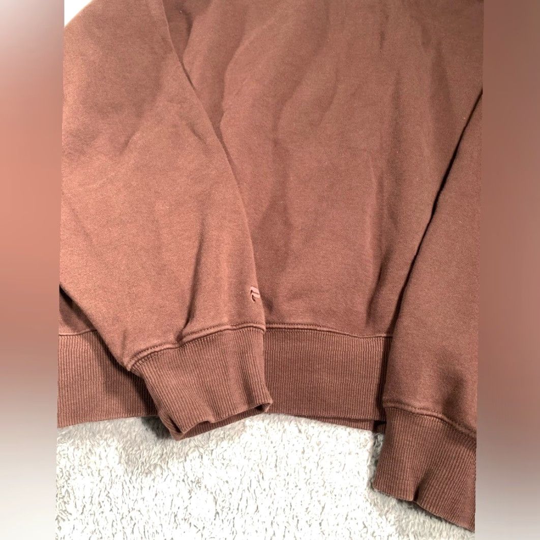 Fabletics Fabletics Sweatshirt Brown Half-Zip Pullover 2XL/XXL Plus Women Size XXL / US 16-18 / IT 52-54 - 7 Thumbnail