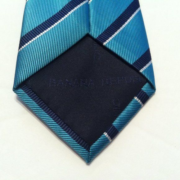 Banana Republic BANANA REPUBLIC MEN'S NEW 100%SILK TIE WIDTH: 2 1/4" Size ONE SIZE - 5 Thumbnail