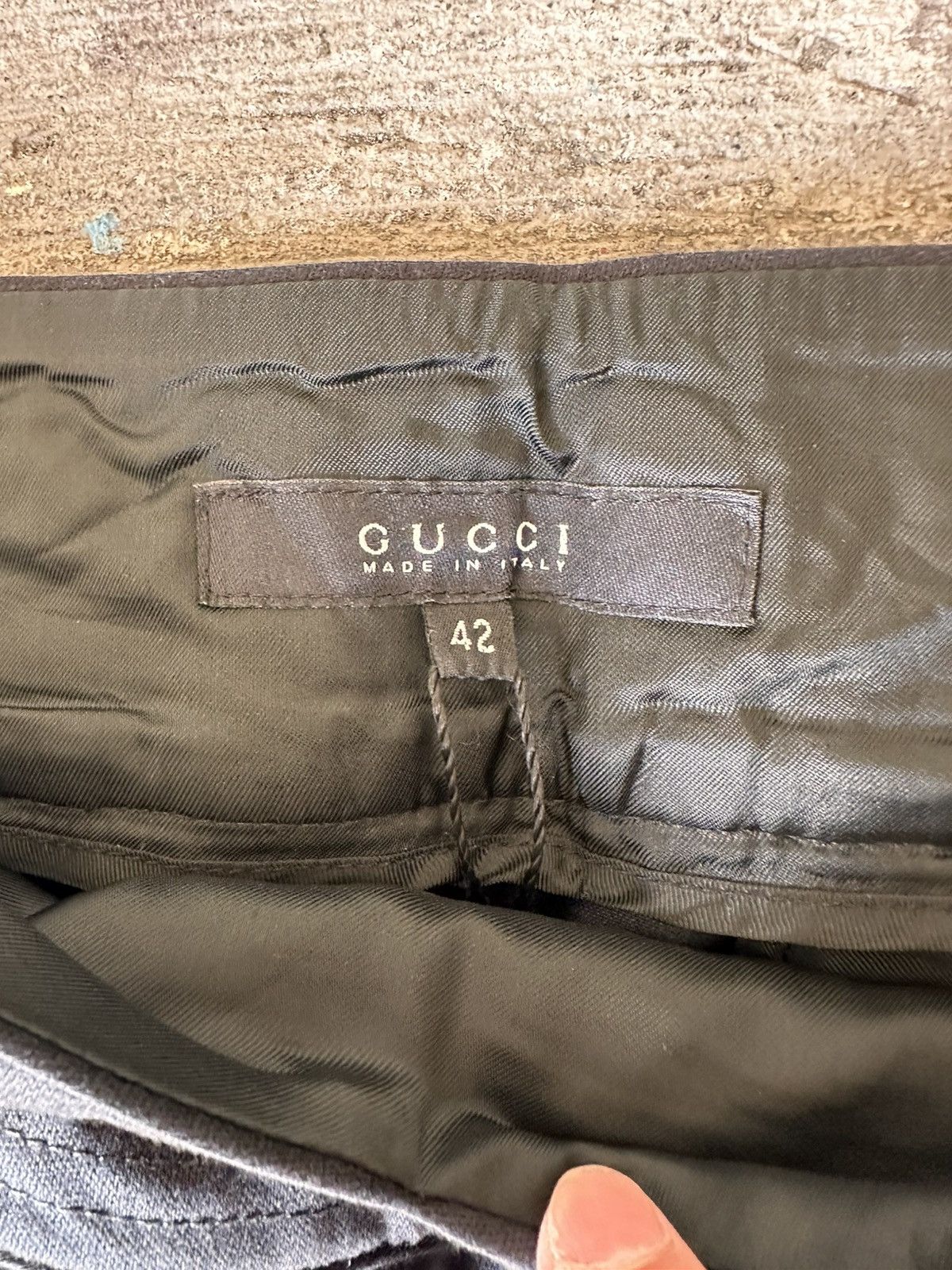 Gucci Gucci - Tom Ford FW’03 — Military Pencil Skirt Size 28" / US 6 / IT 42 - 2 Thumbnail