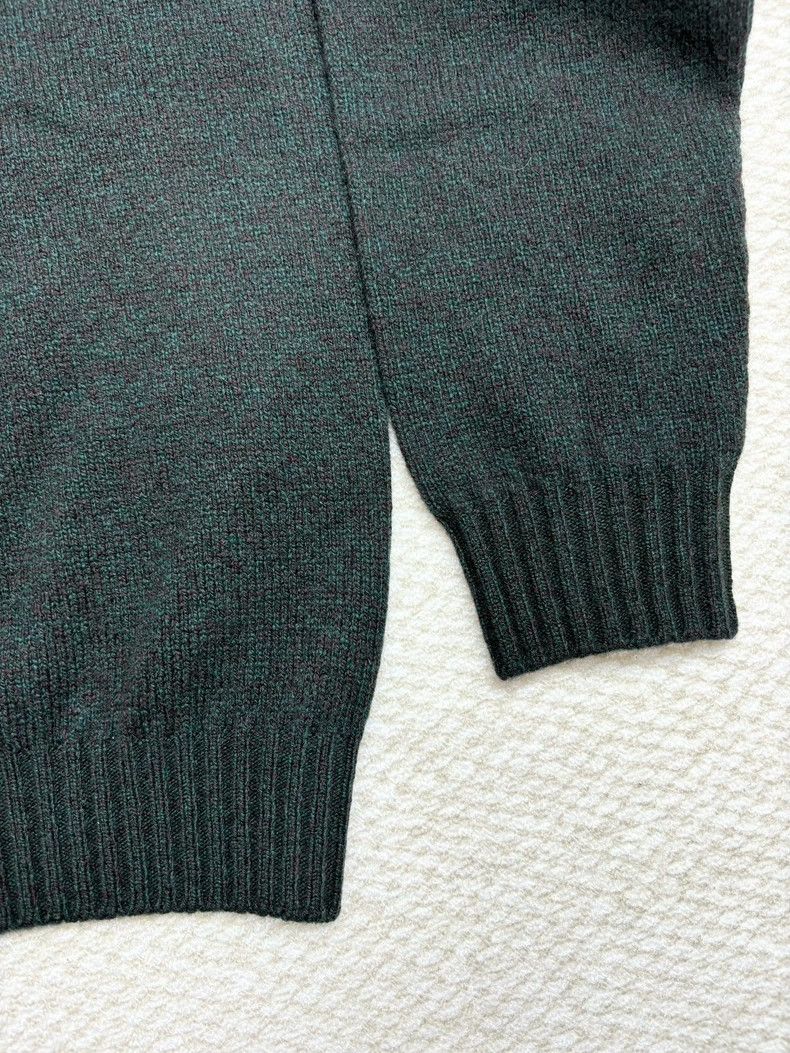 Loro Piana LORO PIANA Dark green patchwork sweater Size US M / EU 48-50 / 2 - 5 Thumbnail