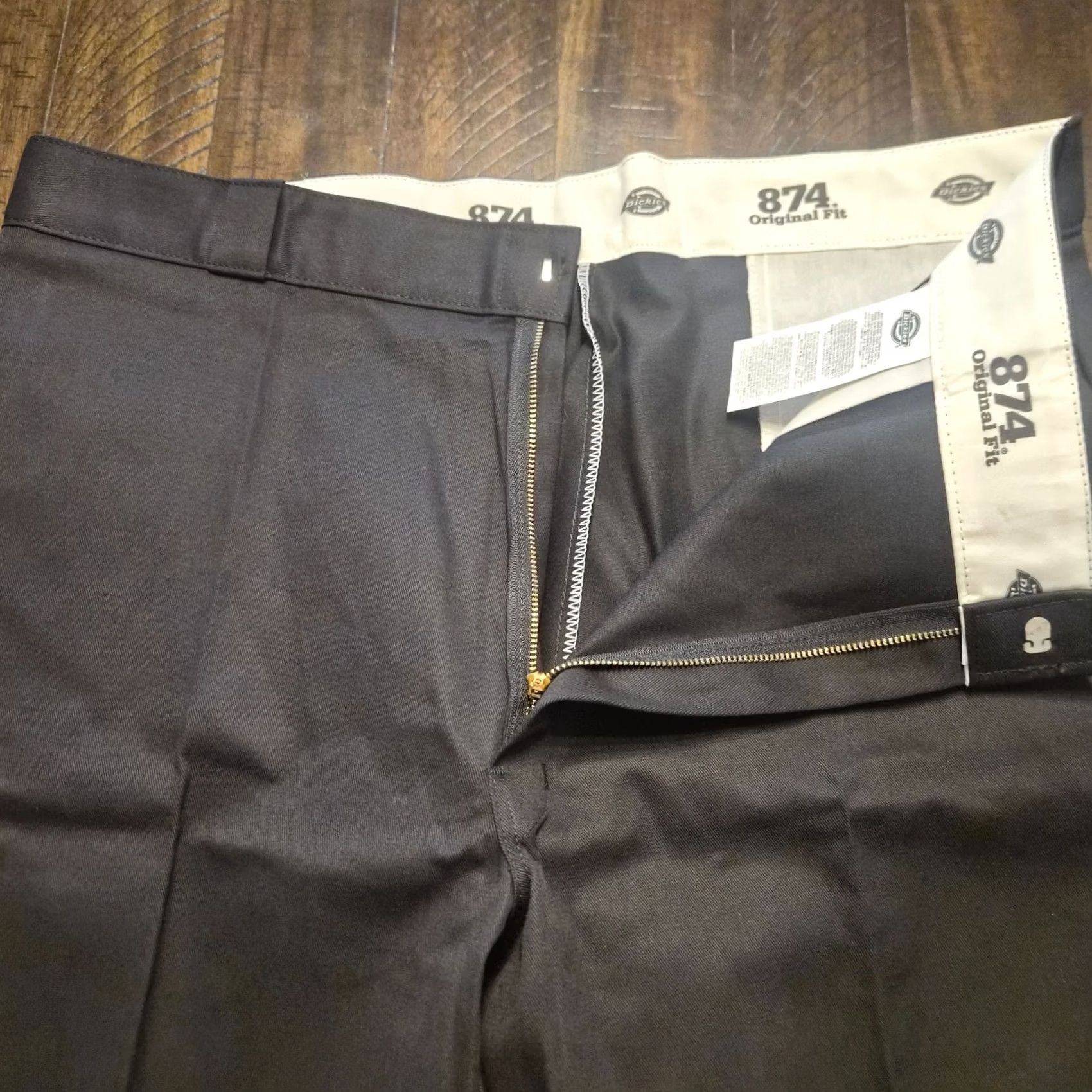 Dickies Dickies Original Fit 874 Men's Work Pants 42x34 Black Workwear NWT G073 Dickies 874 Pants Men's Straight Leg Flat Front Zip Closure Size US 42 / EU 58 - 3 Thumbnail