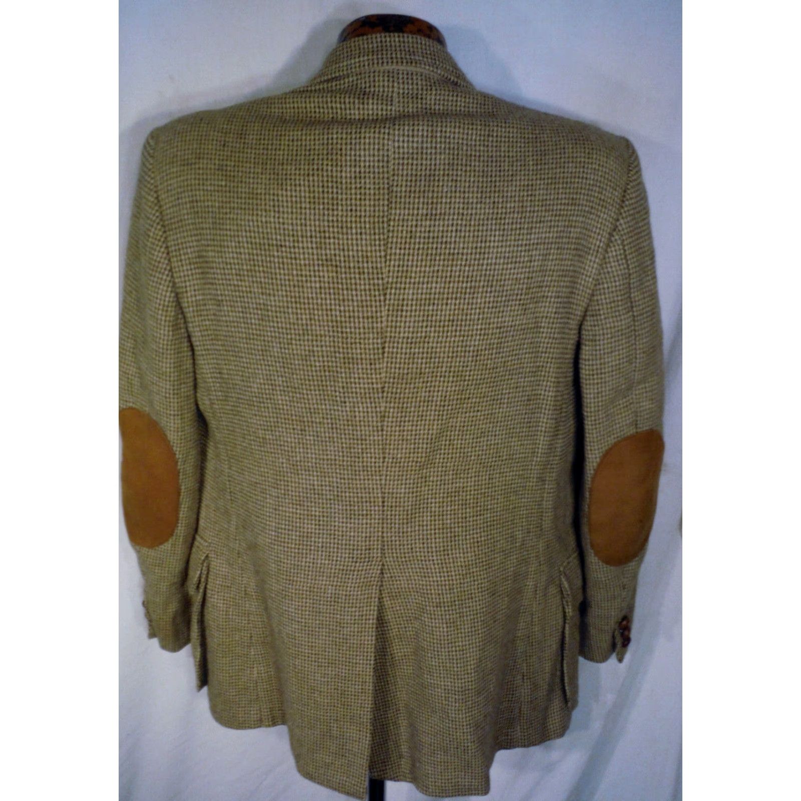 Pendleton VINTAGE Pendleton Houndstooth Virgin Wool 2 Button Mens Blazer Jacket 40 Size 40R - 2 Thumbnail