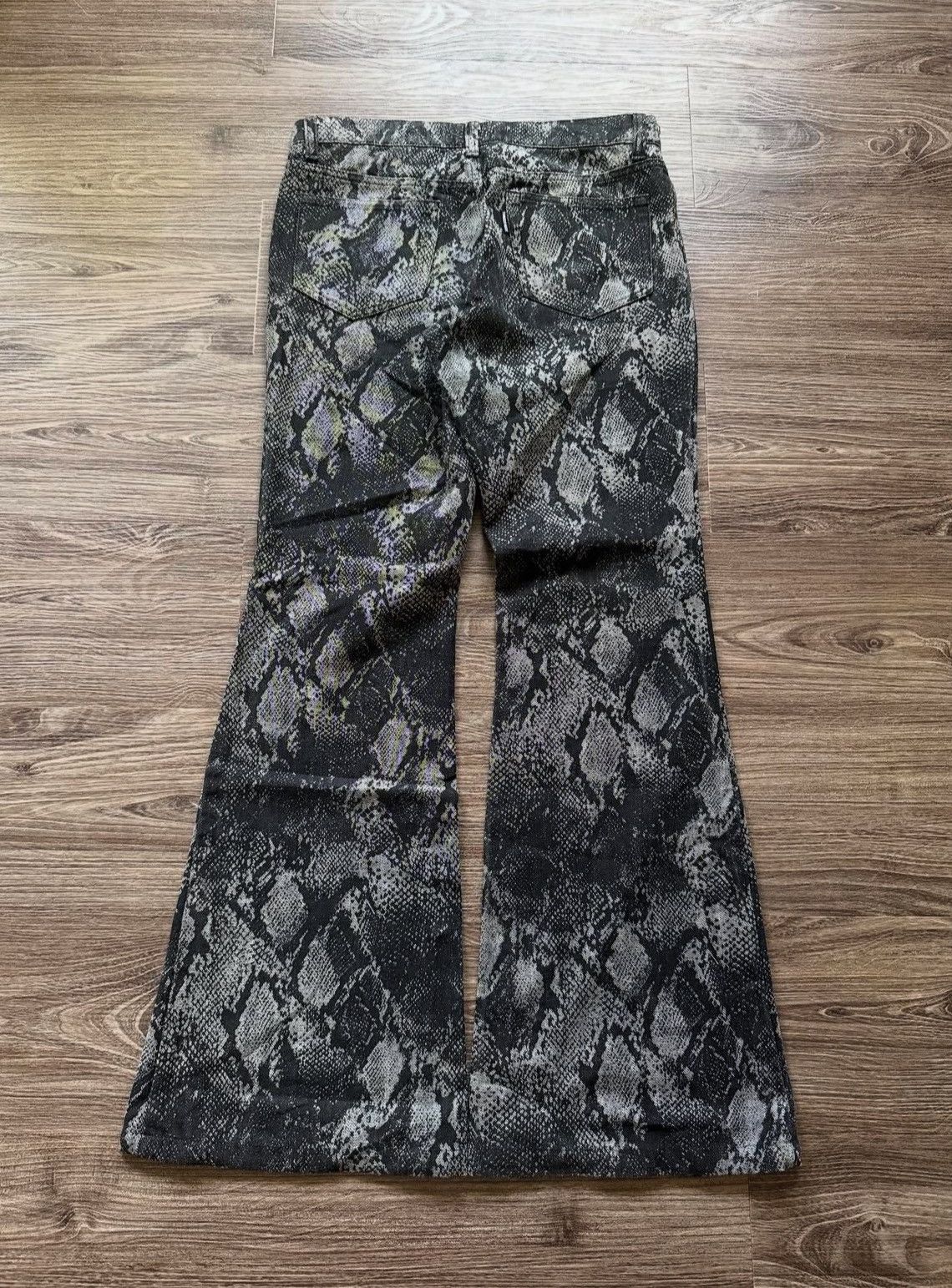 Tornado Mart Tornado mart Pyton Skin Flare pants Size US 30 / EU 46 - 2 Thumbnail