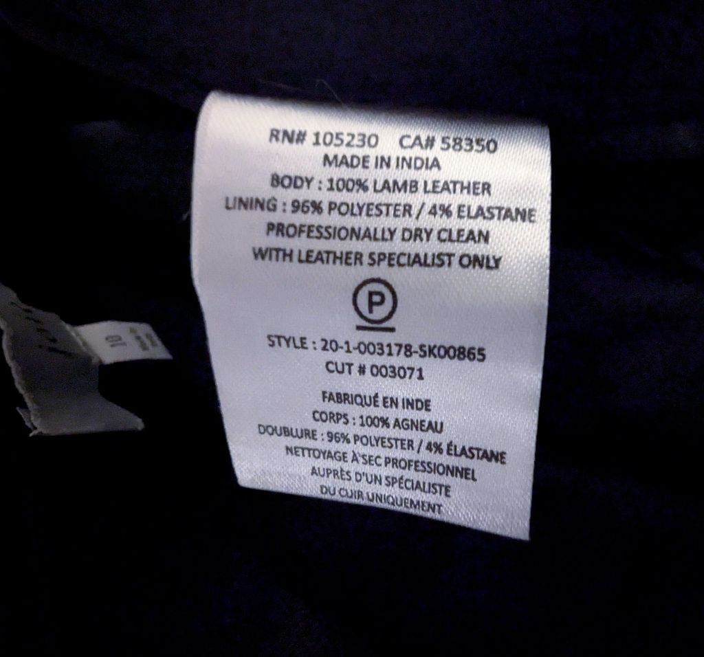 Joie Joie Black Leather Wrap Skirt Size 10 Size 32" / US 10 / IT 46 - 6 Thumbnail