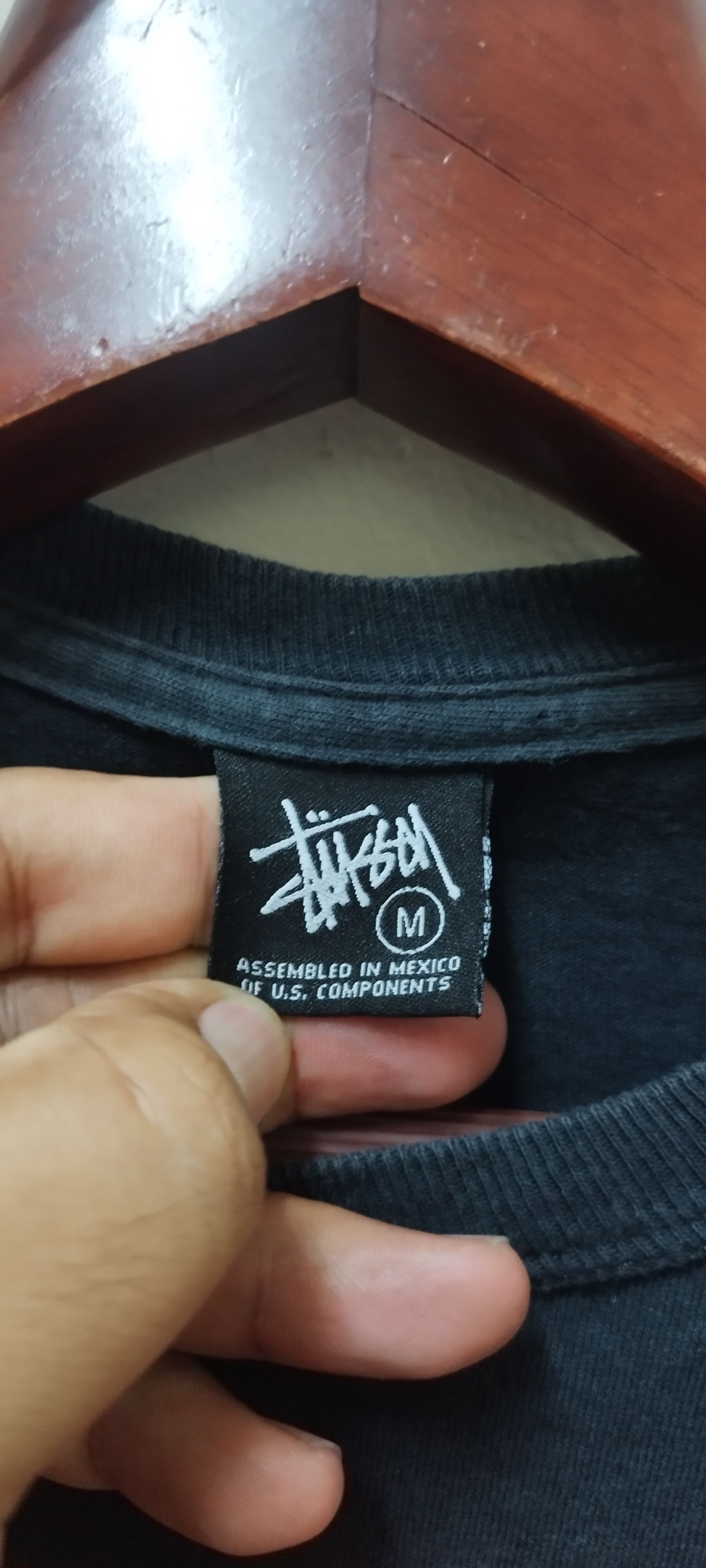 Stussy × Vintage VINTAGE STUSSY Major Threat / Minor Threat punk band shirt Size US L / EU 52-54 / 3 - 5 Thumbnail