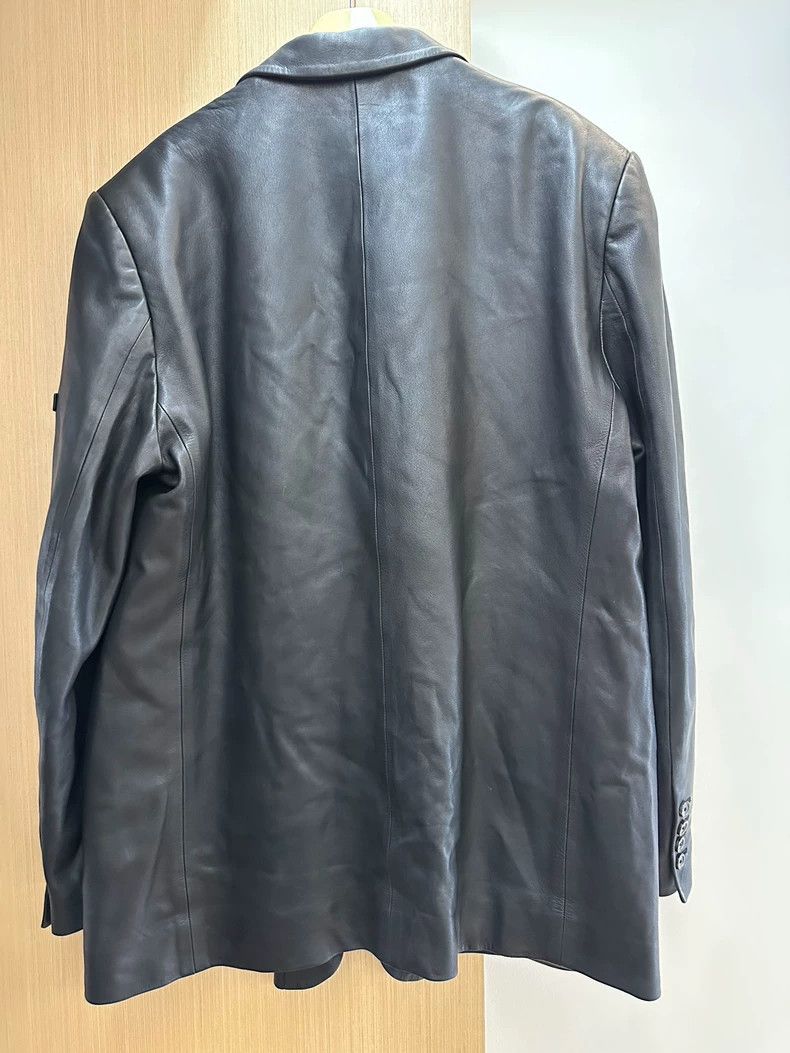 Balenciaga Balenciaga Sleeve Patch Logo Lambskin Suit Jacket Coat Size US S / EU 44-46 / 1 - 6 Thumbnail