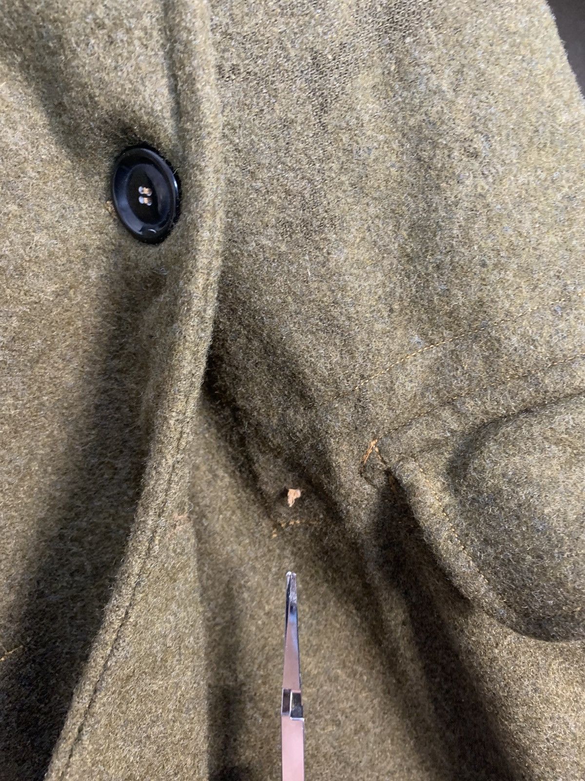 Other 80s Military Wool Greatcoat Pattern Dismounted Olive Green Size US M / EU 48-50 / 2 - 14 Thumbnail