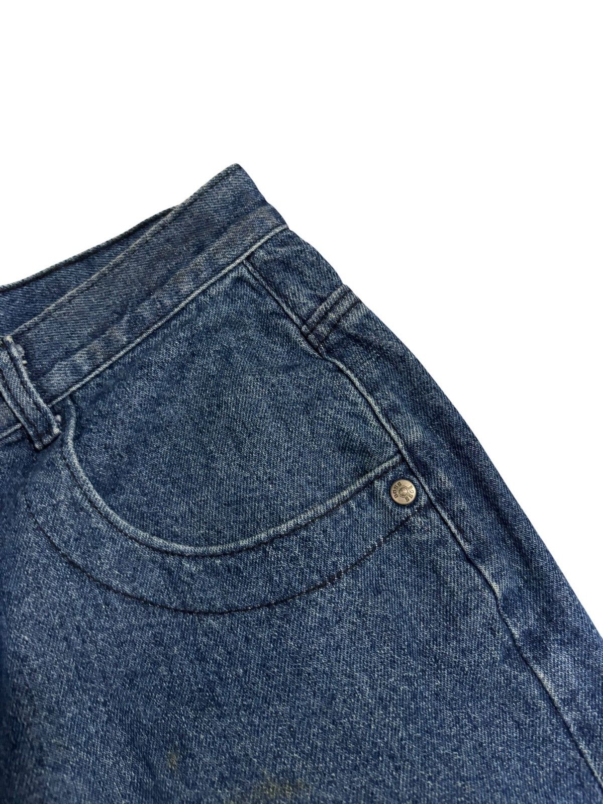 JNCO Vintage Baggy Shorts Men 36 Blue Boss Denim Jorts Wide Leg Size US 36 / EU 52 - 5 Thumbnail