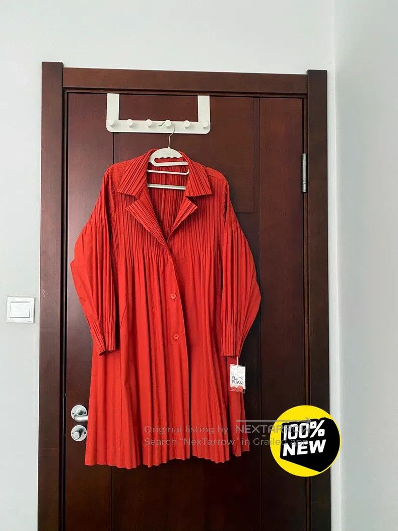 Issey Miyake Issey Miyake Trench Coat Pumpkin Orange Size M / US 6-8 / IT 42-44 - 1 Thumbnail