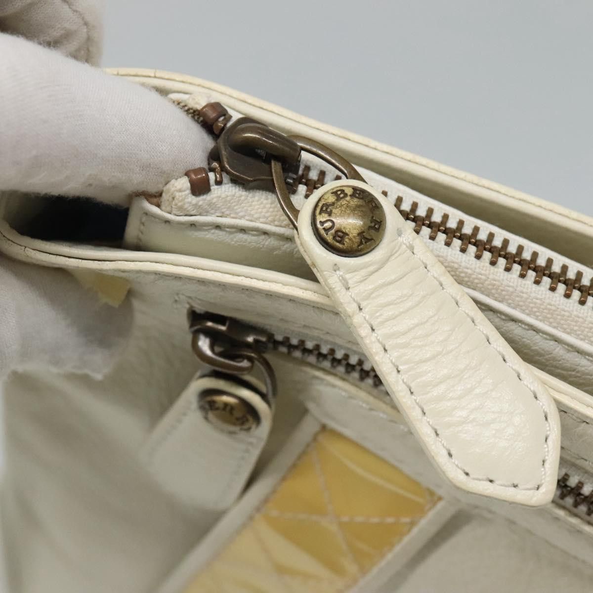 Burberry Burberry Shoulder Bag Leather White Size ONE SIZE - 15 Thumbnail