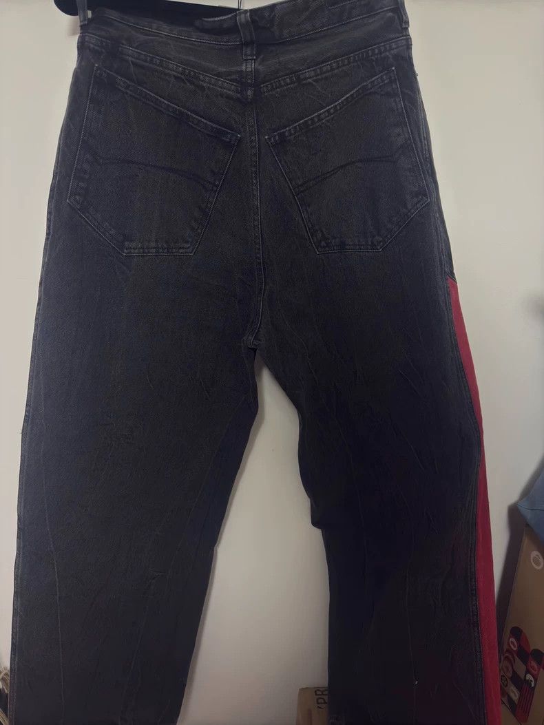 Balenciaga Balenciaga size XS Washed black and red patchwork striped Size US 26 / EU 42 - 2 Thumbnail