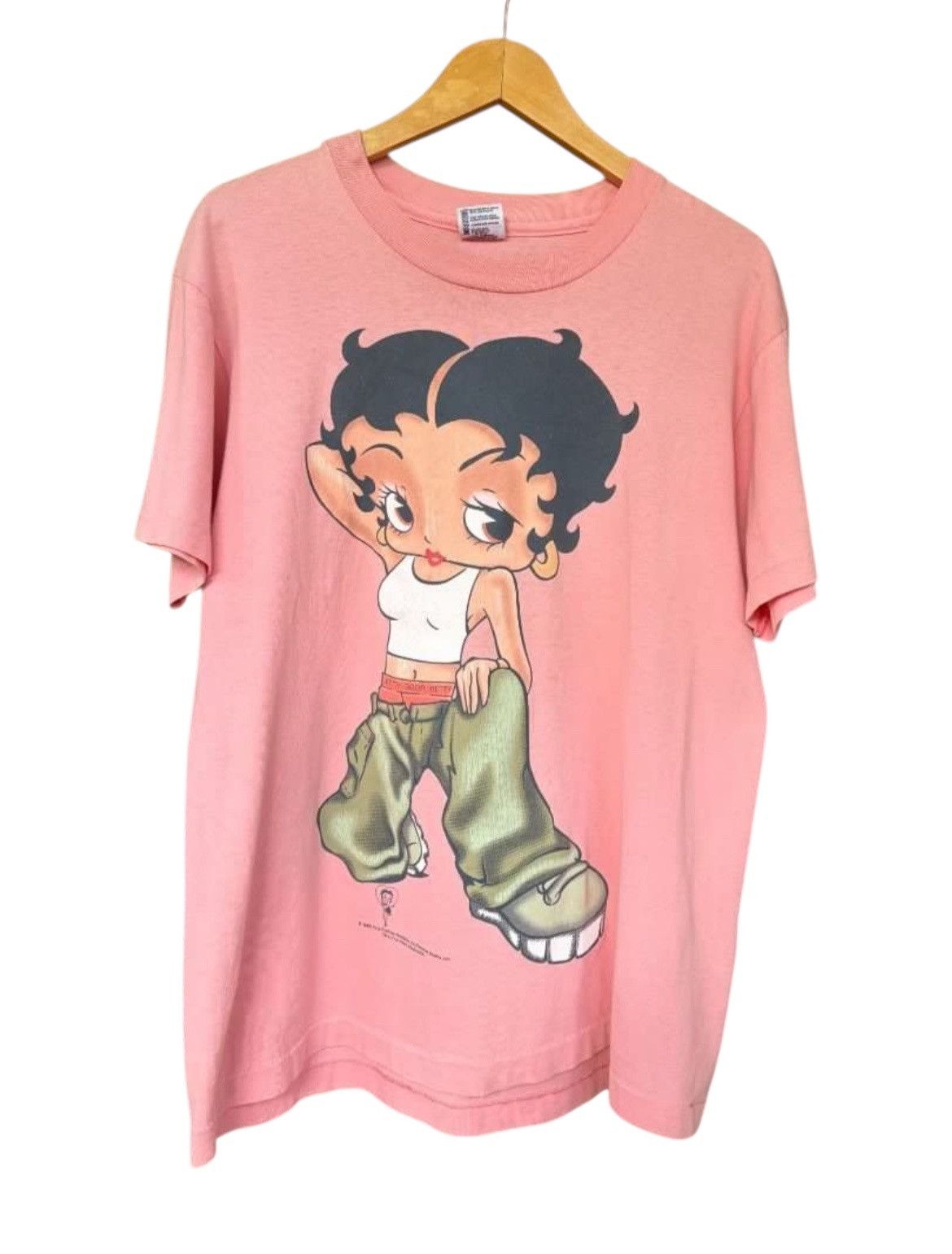 Vintage Vintage 90’s Betty Boop T-shirt Size US M / EU 48-50 / 2 - 1 Thumbnail