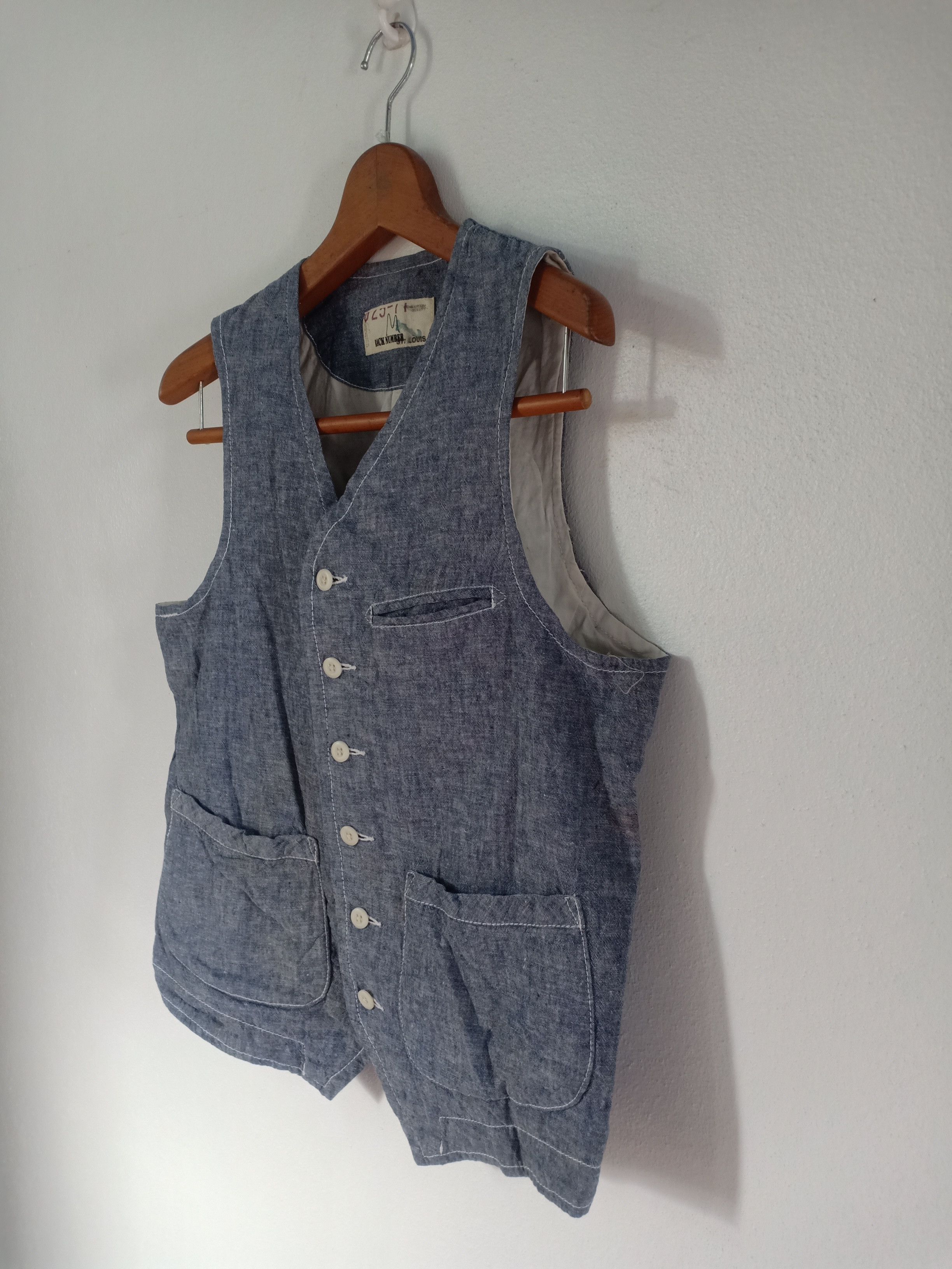 Japanese Brand Back Number vest Size US M / EU 48-50 / 2 - 2 Thumbnail
