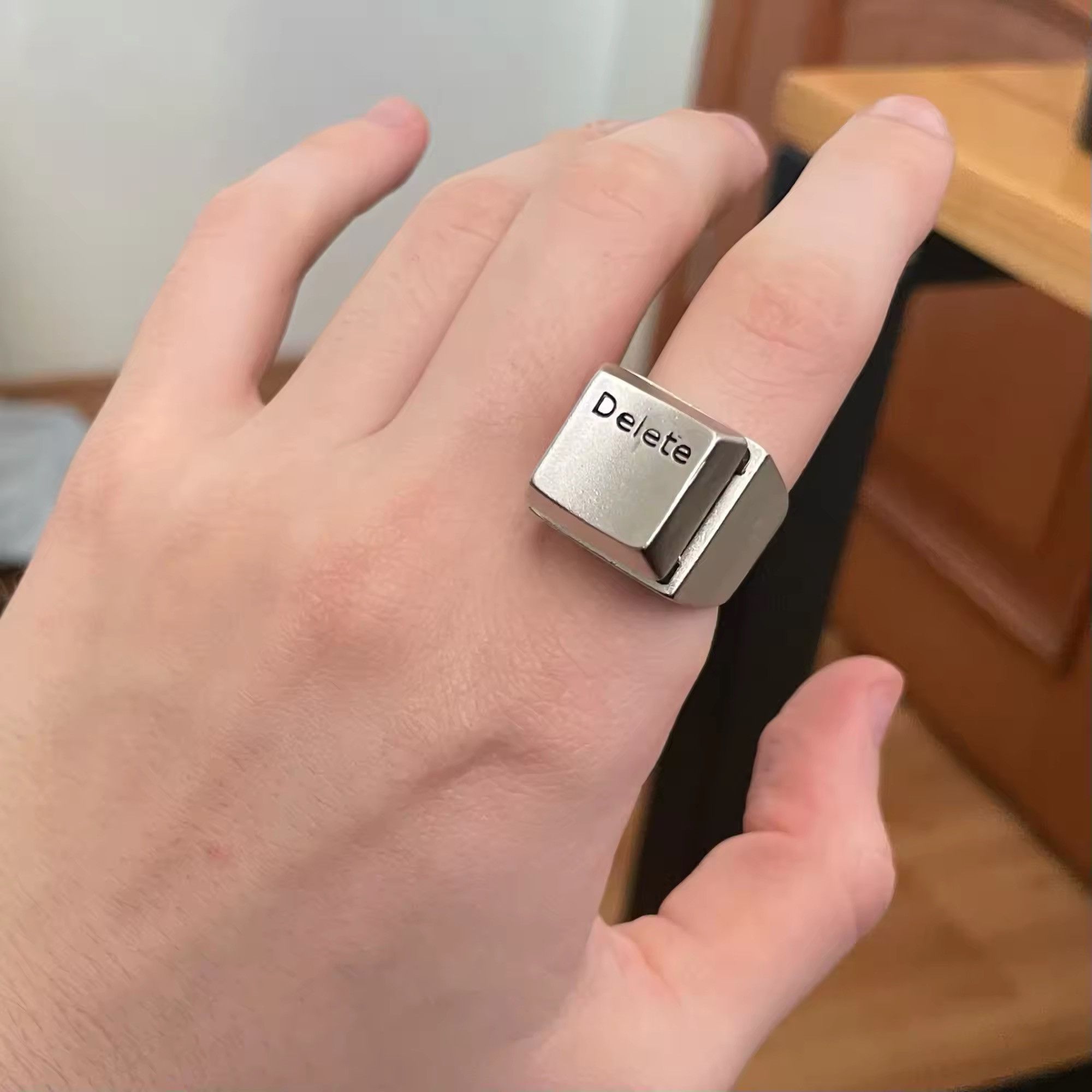 Jewelry Delete Mechanical Keyboard Adjustable Ring Size ONE SIZE - 4 Thumbnail