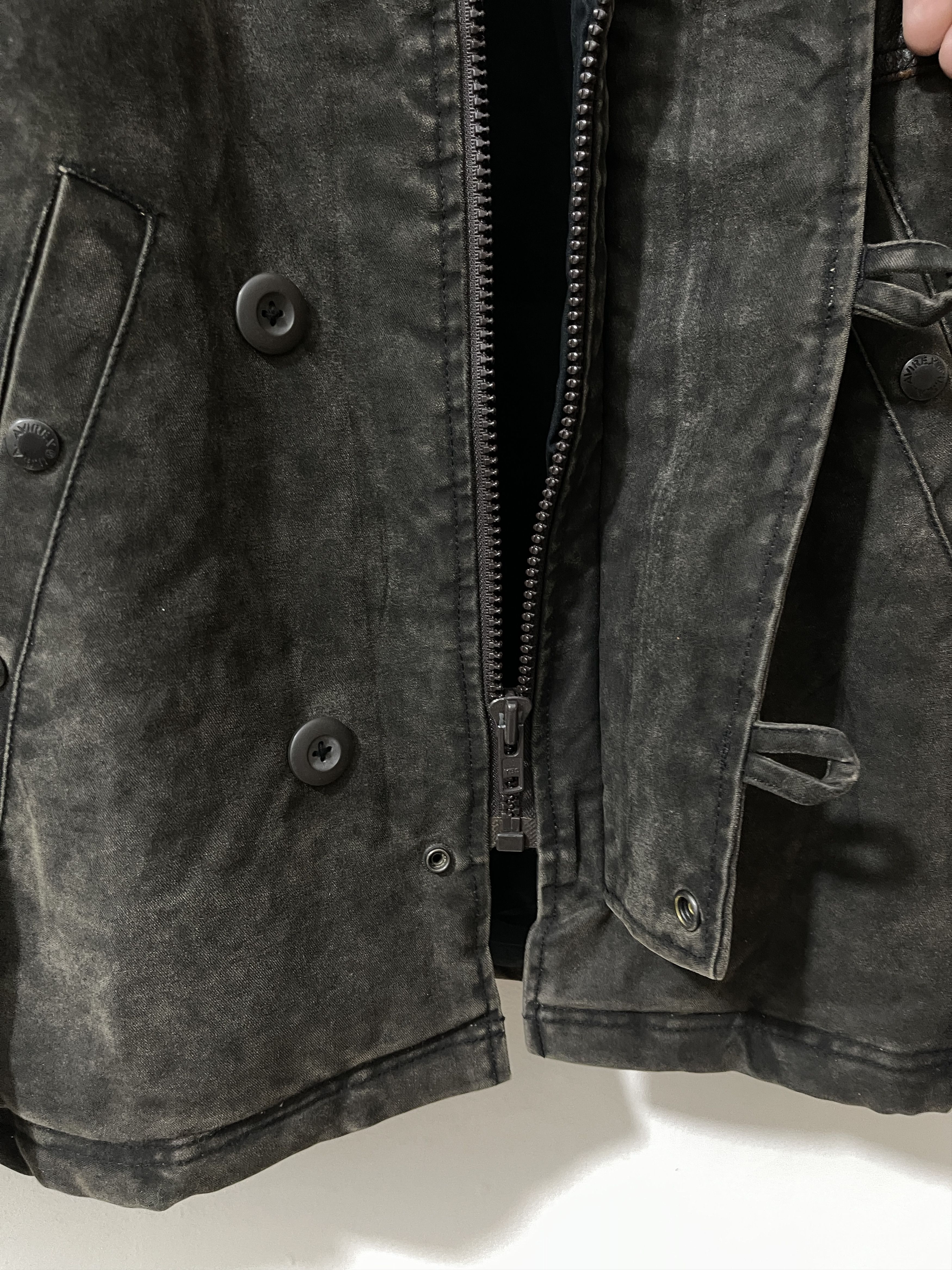 Avirex Vintage Avirex N2B Fur Waxed Military Jacket Size US L / EU 52-54 / 3 - 7 Thumbnail