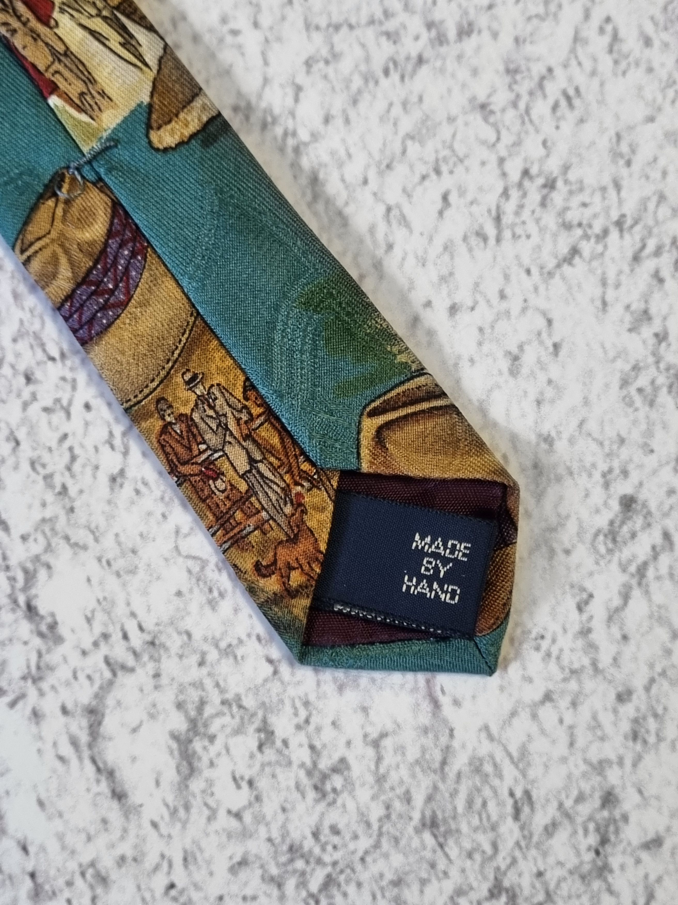 Polo Ralph Lauren Ralph Lauren Vintage Hand Made Silk Tie Size ONE SIZE - 7 Thumbnail