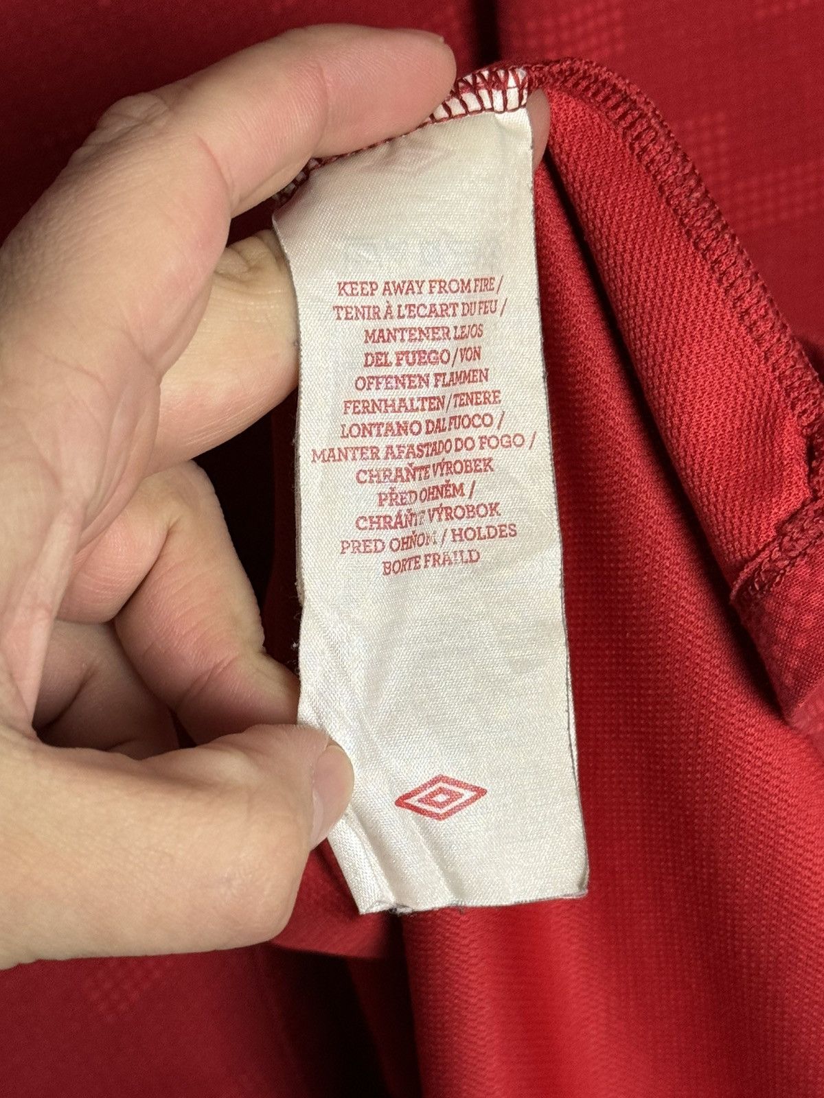 Umbro England National Team 12/13 Away Football Long Sleeve Jersey Size US XXL / EU 58 / 5 - 12 Thumbnail