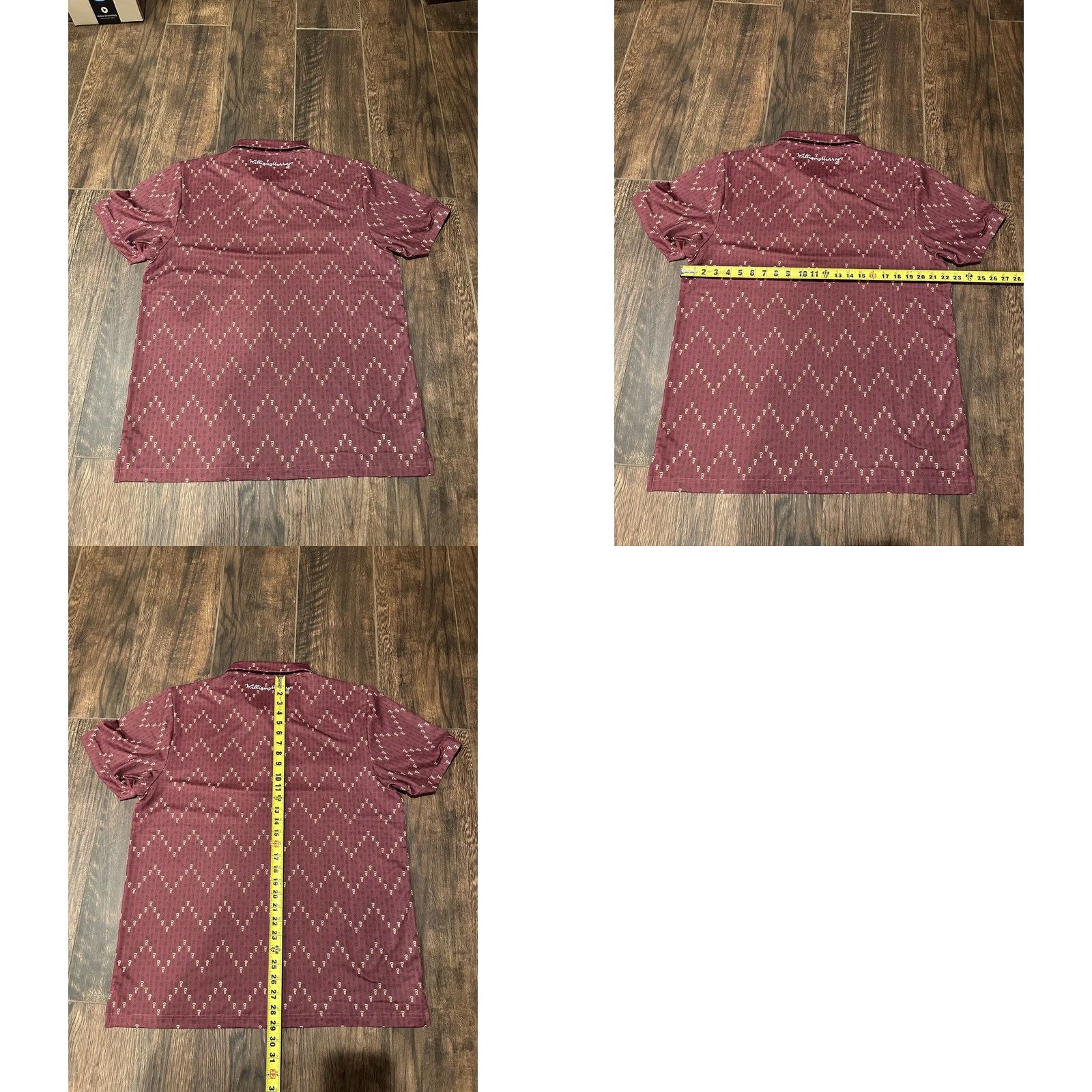 Vintage NWT William Murray Polo Shirt Mens Large Red Golf Performance Beer Mug Brew Shirt Size US L / EU 52-54 / 3 - 8 Thumbnail