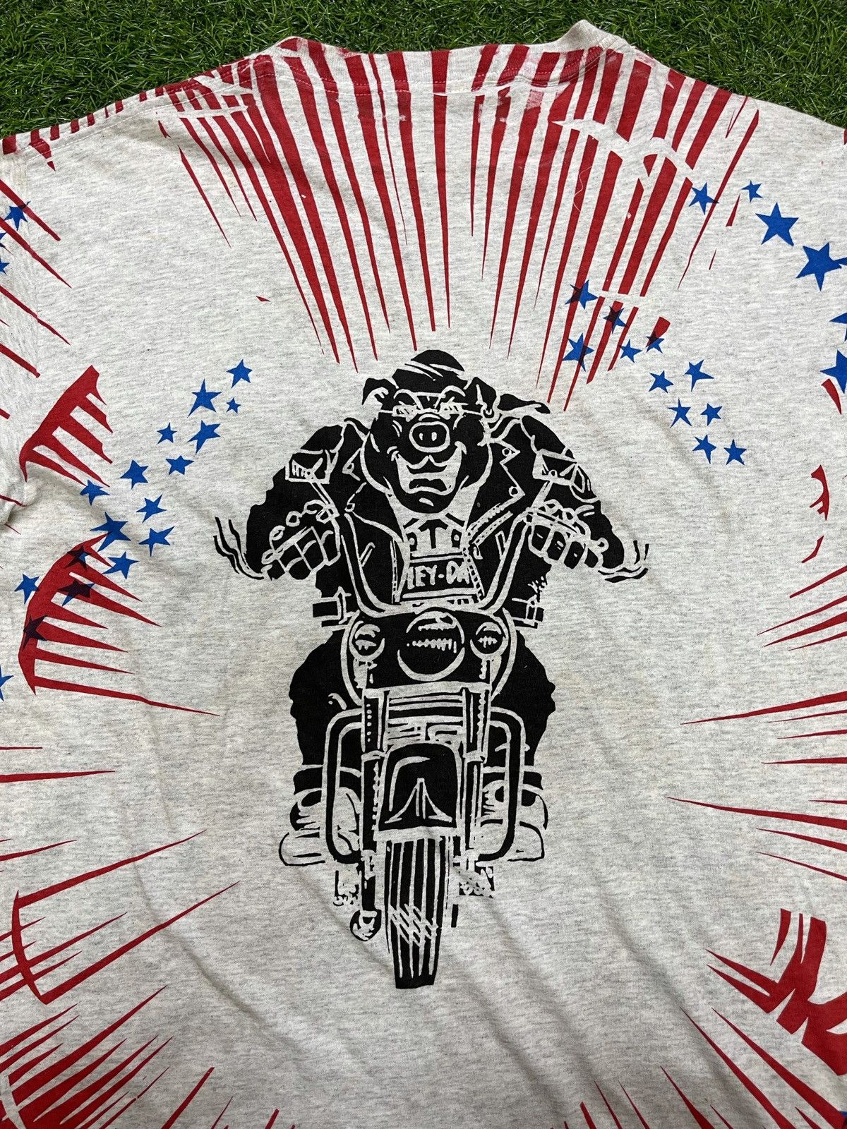 Harley Davidson × Vintage RARE VINTAGE HARLEY DAVIDSON ALL OVER PRINT 90s TEES Size US XL / EU 56 / 4 - 7 Thumbnail
