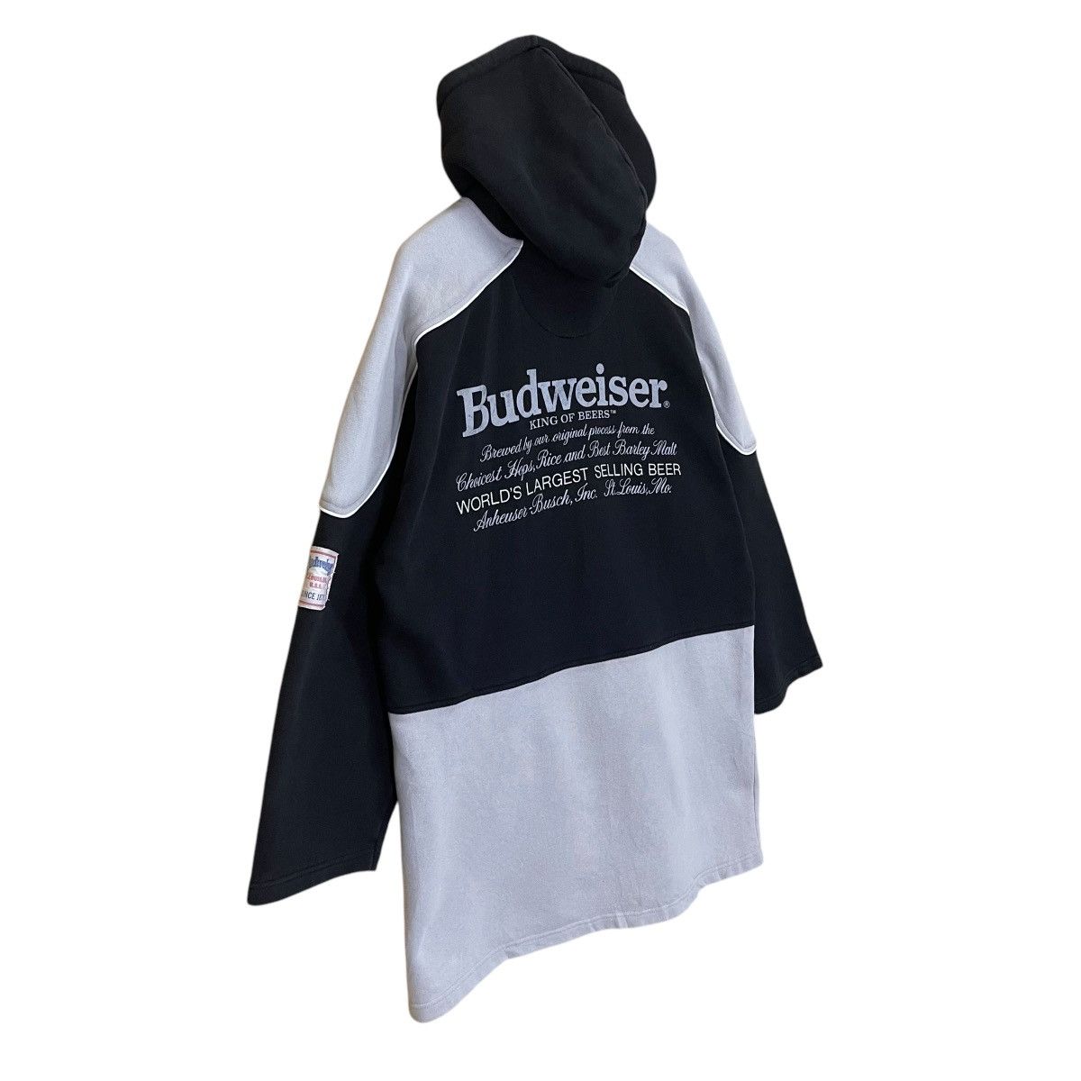 Budweiser × Japanese Brand × Vintage Budweiser Big Logo Zipper Hoodie Size US L / EU 52-54 / 3 - 2 Thumbnail