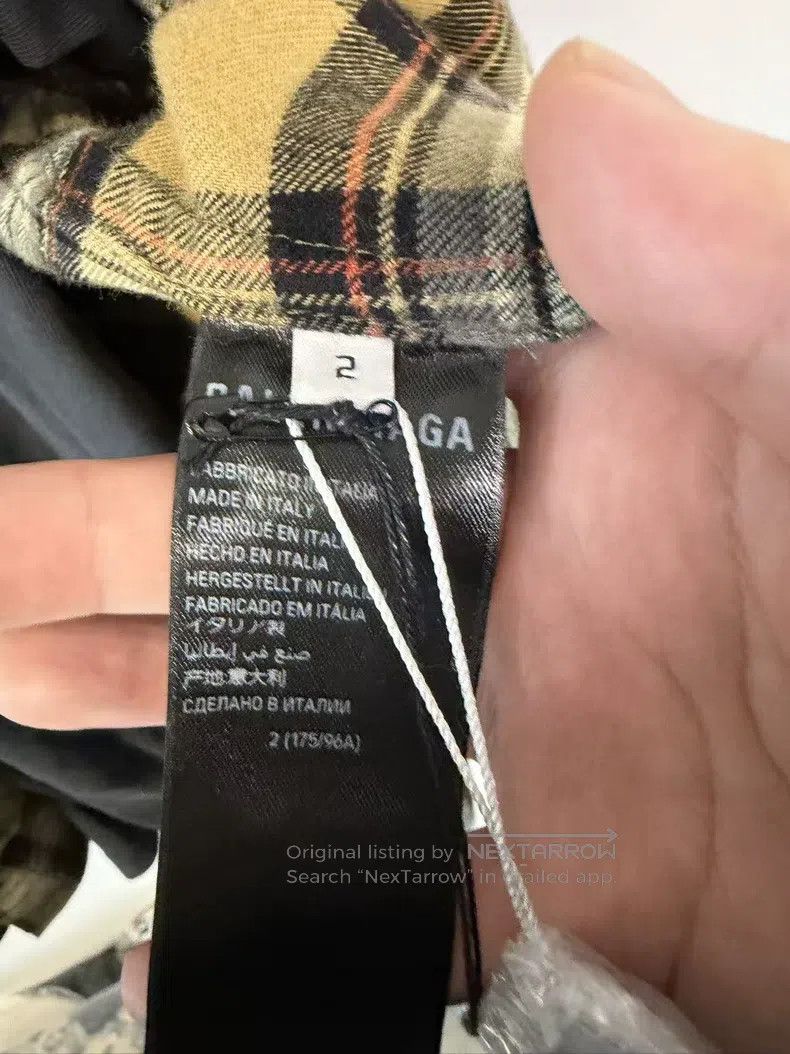Balenciaga Balenciaga Two-button plaid shirt from Liberty Size US M / EU 48-50 / 2 - 4 Thumbnail