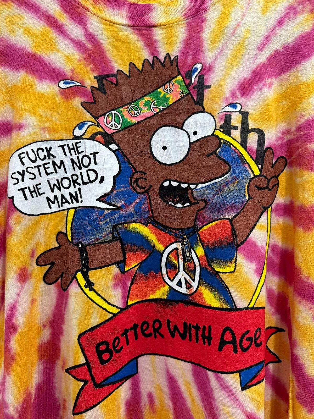 Better With Age Better With Age Worser Tee Tie Dye Pink Yellow Size US M / EU 48-50 / 2 - 2 Thumbnail