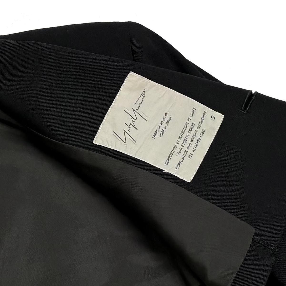 Yohji Yamamoto Yohji Yamamoto Femme Wool Gabardine Cropped Tailored Jacket Size S / US 4 / IT 40 - 12 Thumbnail