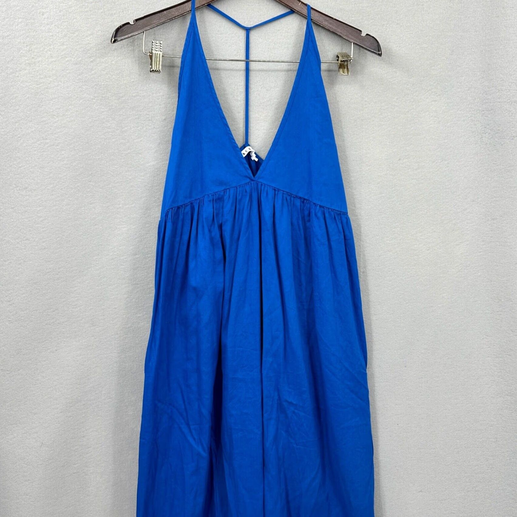 Vintage VINTAGE Lacausa Women Maxi Dress Casual Boho Beach Cotton S Strap Blue 90s Womens Size S / US 4 / IT 40 - 2 Thumbnail