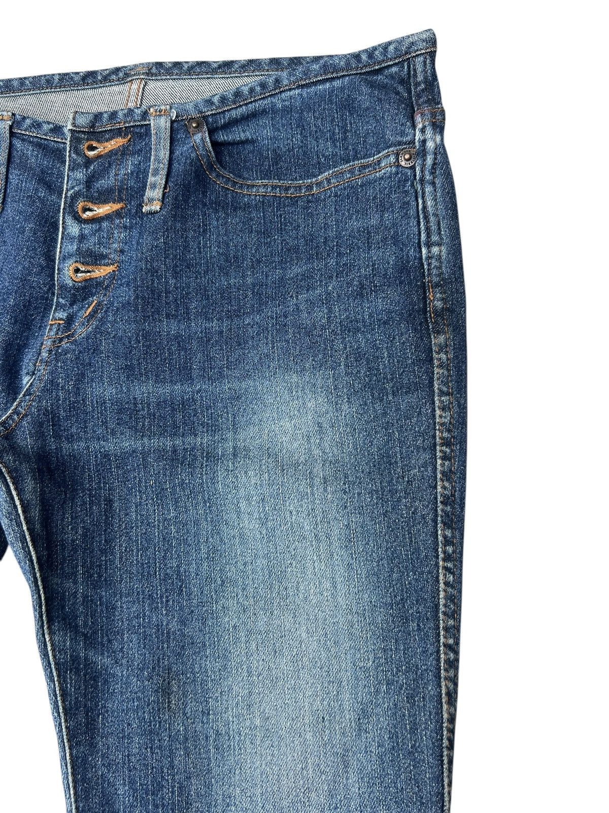 Hysteric Glamour Vintage Hysteric Glamour Waistless Dirty Mud Denim Jeans Size 31" - 11 Thumbnail