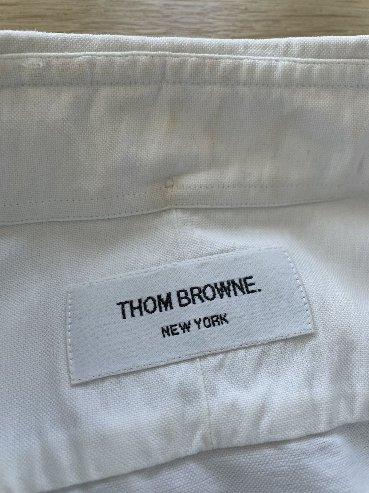 Thom Browne White Oxford Cloth shirt Size US M / EU 48-50 / 2 - 5 Thumbnail