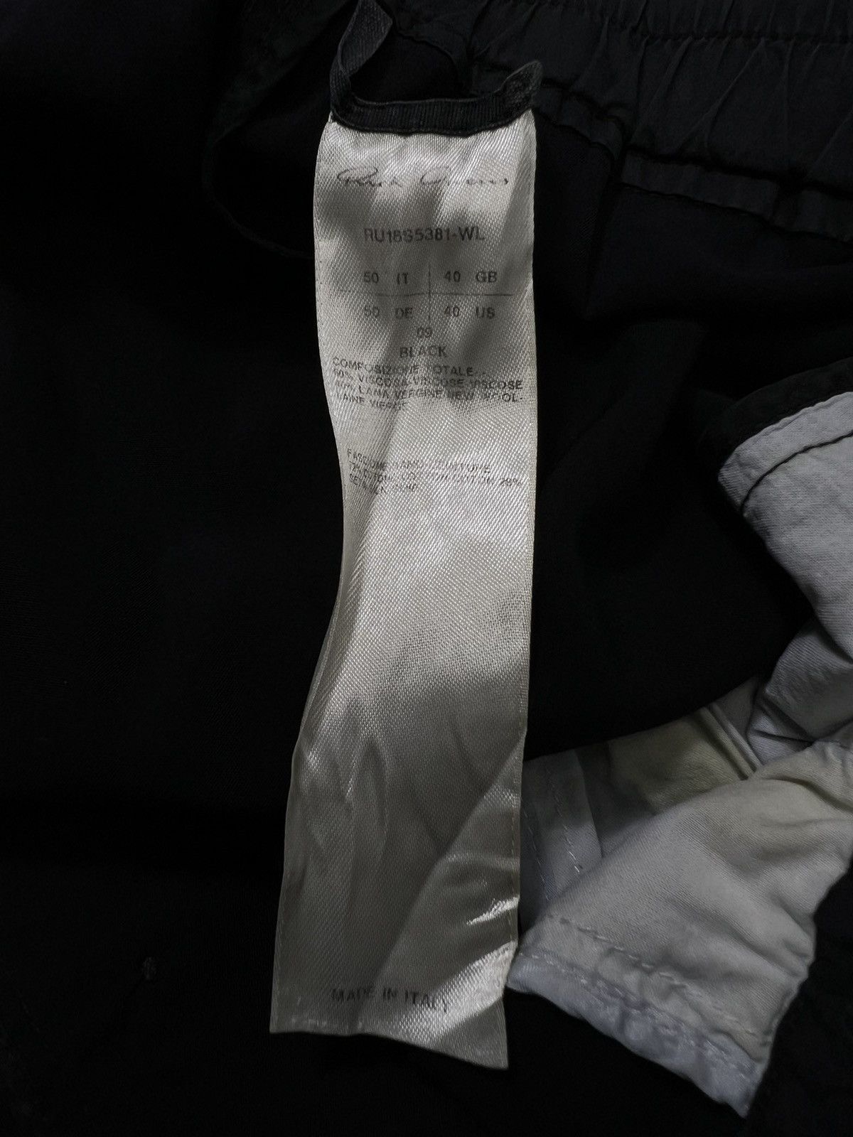 Rick Owens Rick Owens - “Dirt” S/S 18’ - Drawstring Cropped Trouser Size US 34 / EU 50 - 16 Thumbnail