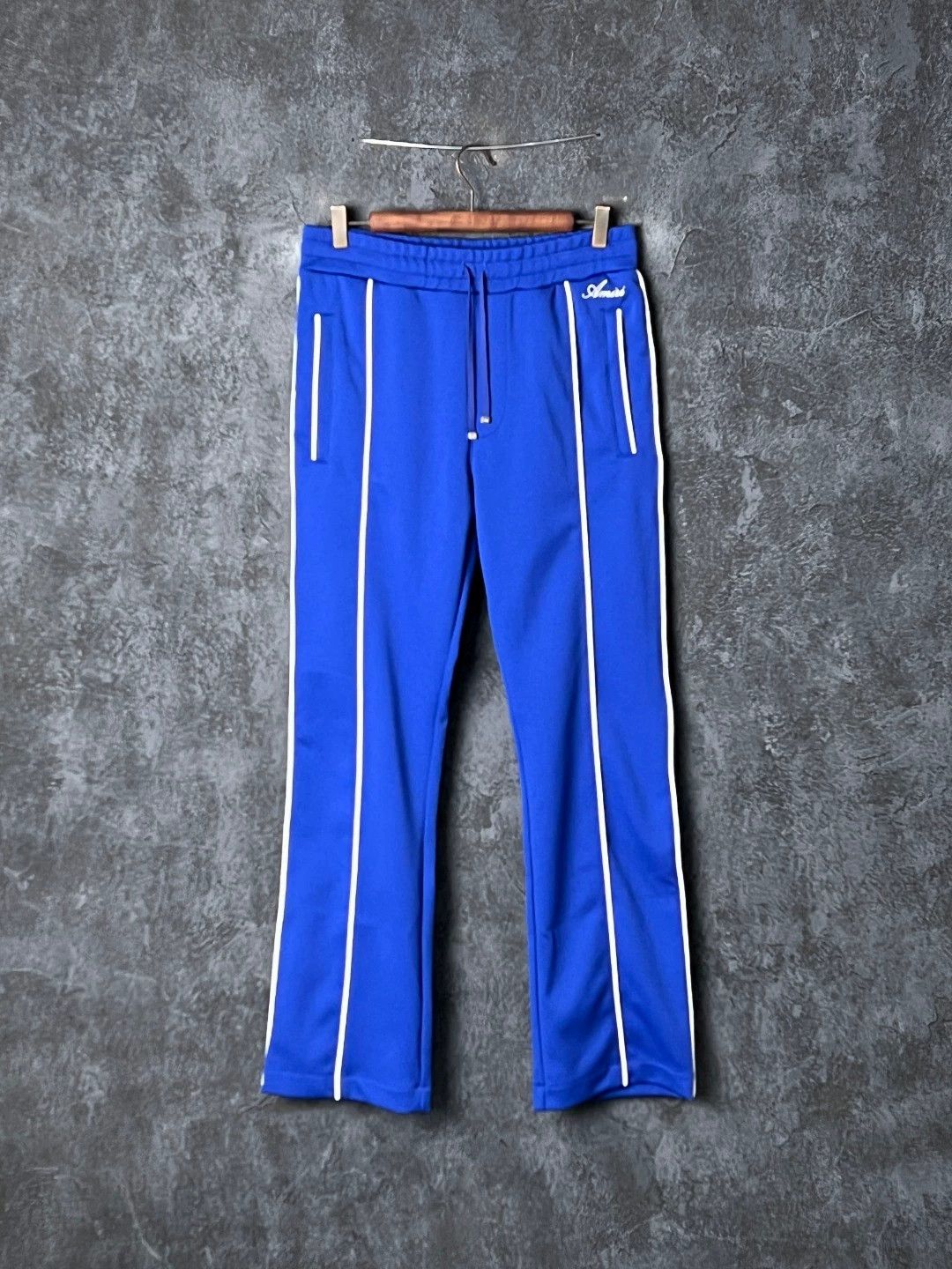 Amiri AMIRI Blue White Trim Casual Pants Size US 27 - 1 Thumbnail