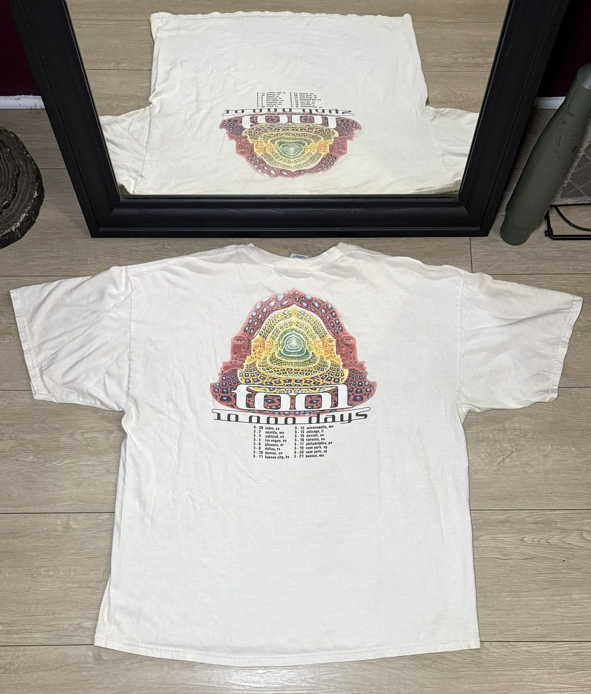 Anvil Vintage 2000s Tool 10,000 Days Tour Concert Shirt Size US XXL / EU 58 / 5 - 1 Thumbnail