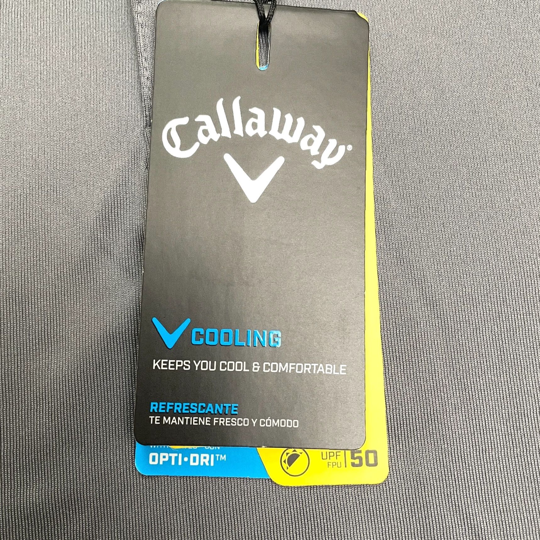 Callaway Callaway Opti Dry Polo Mens XXL Dark Gray UPF 50 Sun Protection Golf NWT Size US XXL / EU 58 / 5 - 7 Thumbnail