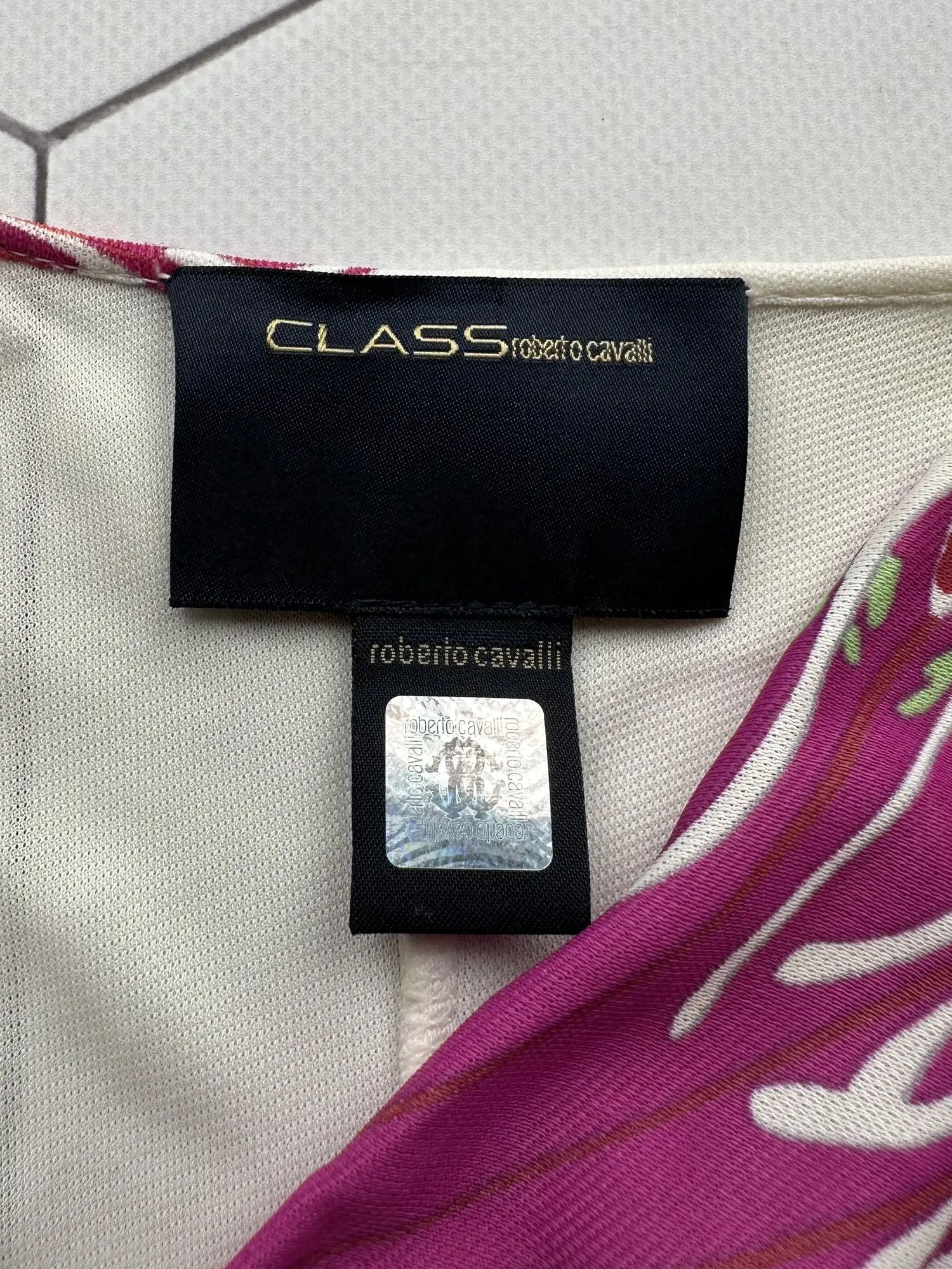 Cavalli Class Class Roberto Cavalli Vintage Dress (B257) Size L / US 10 / IT 46 - 4 Thumbnail