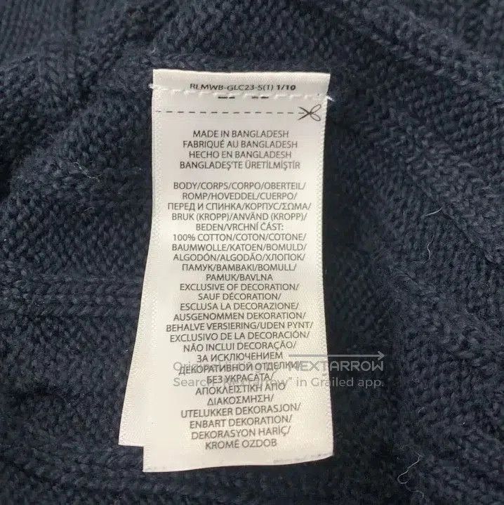 Polo Ralph Lauren Polo Ralph Lauren Men's Cable Knit Crewneck Pullover. Size US L / EU 52-54 / 3 - 3 Thumbnail