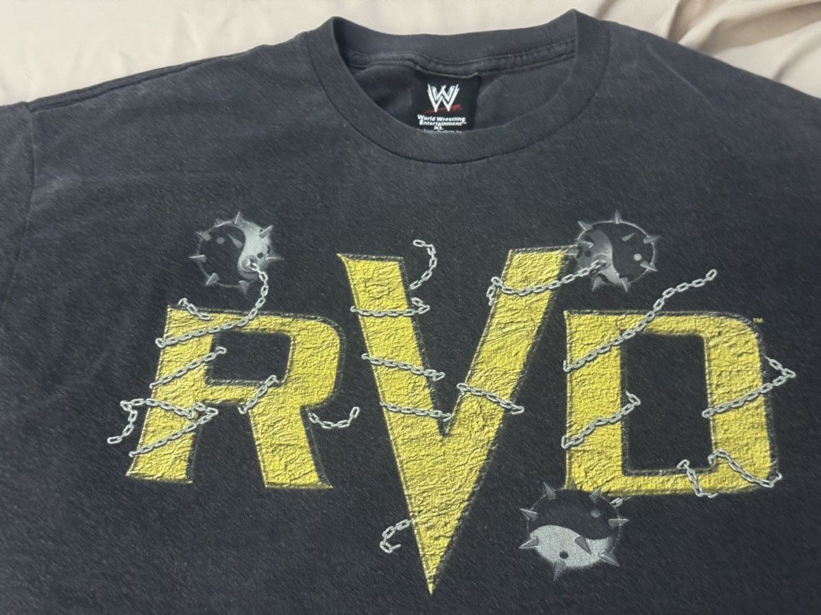 Vintage Vintage 2000s WWE Rob Van Dam RVD T Shirt Size US XL / EU 56 / 4 - 3 Thumbnail