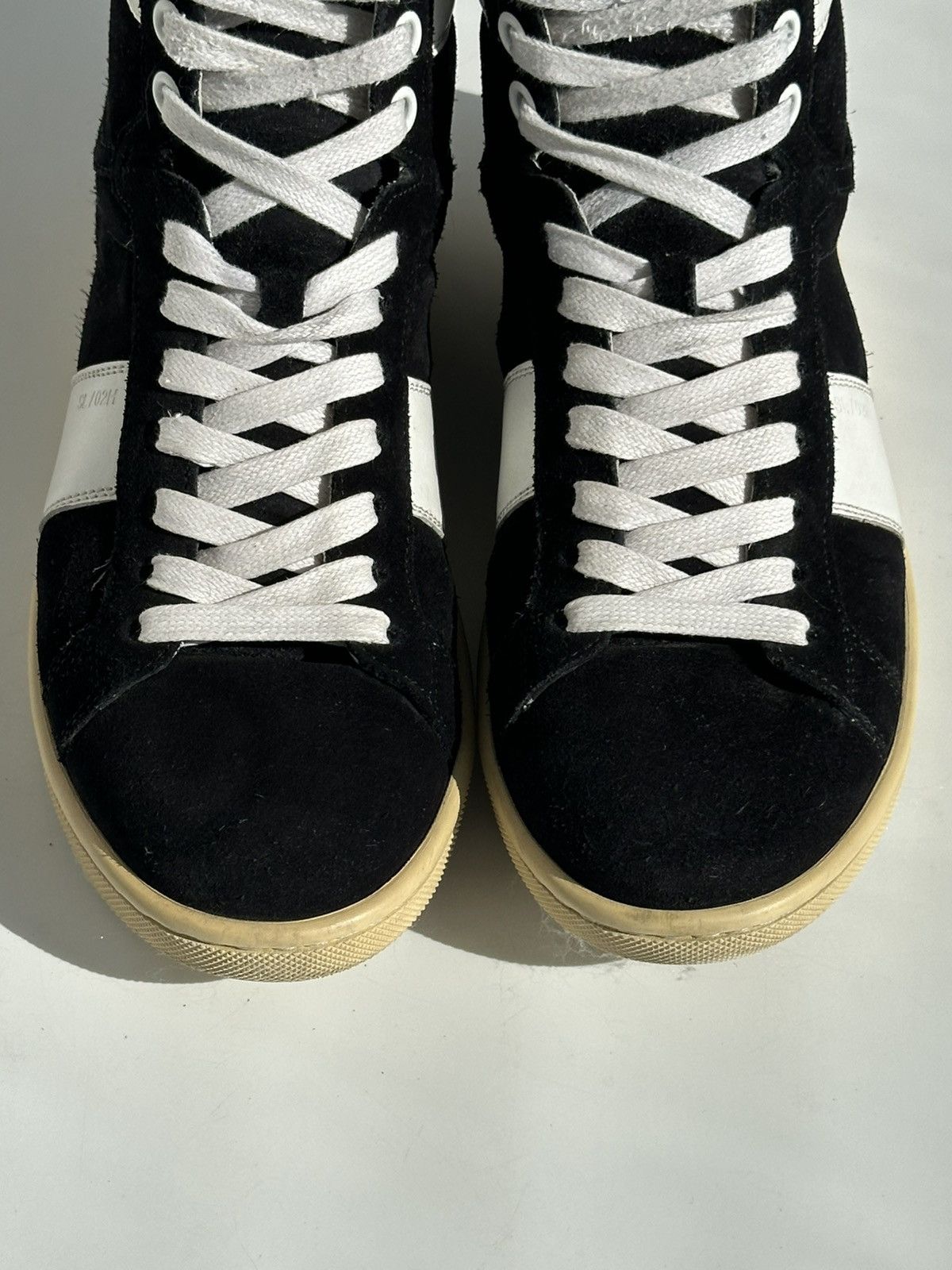 Saint Laurent Paris *sz36* SAINT LAURENT Hedi Slimane Suede Sneakers Black logo Size US 6 / IT 36 - 7 Thumbnail