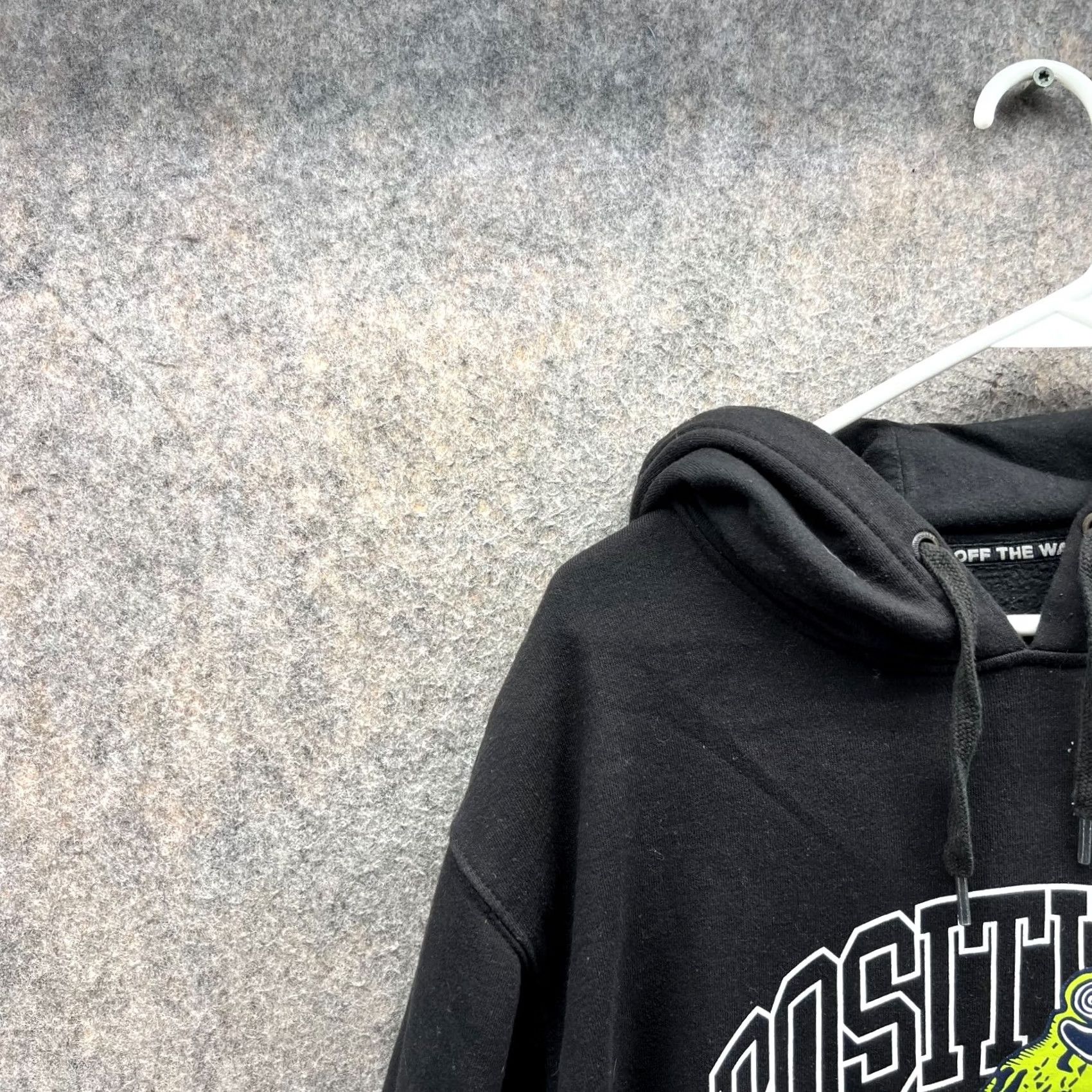 Vans VANS Sweater Hooded Pullover Men Medium Black Frog Graphic Positivity Vintage Size US M / EU 48-50 / 2 - 6 Thumbnail