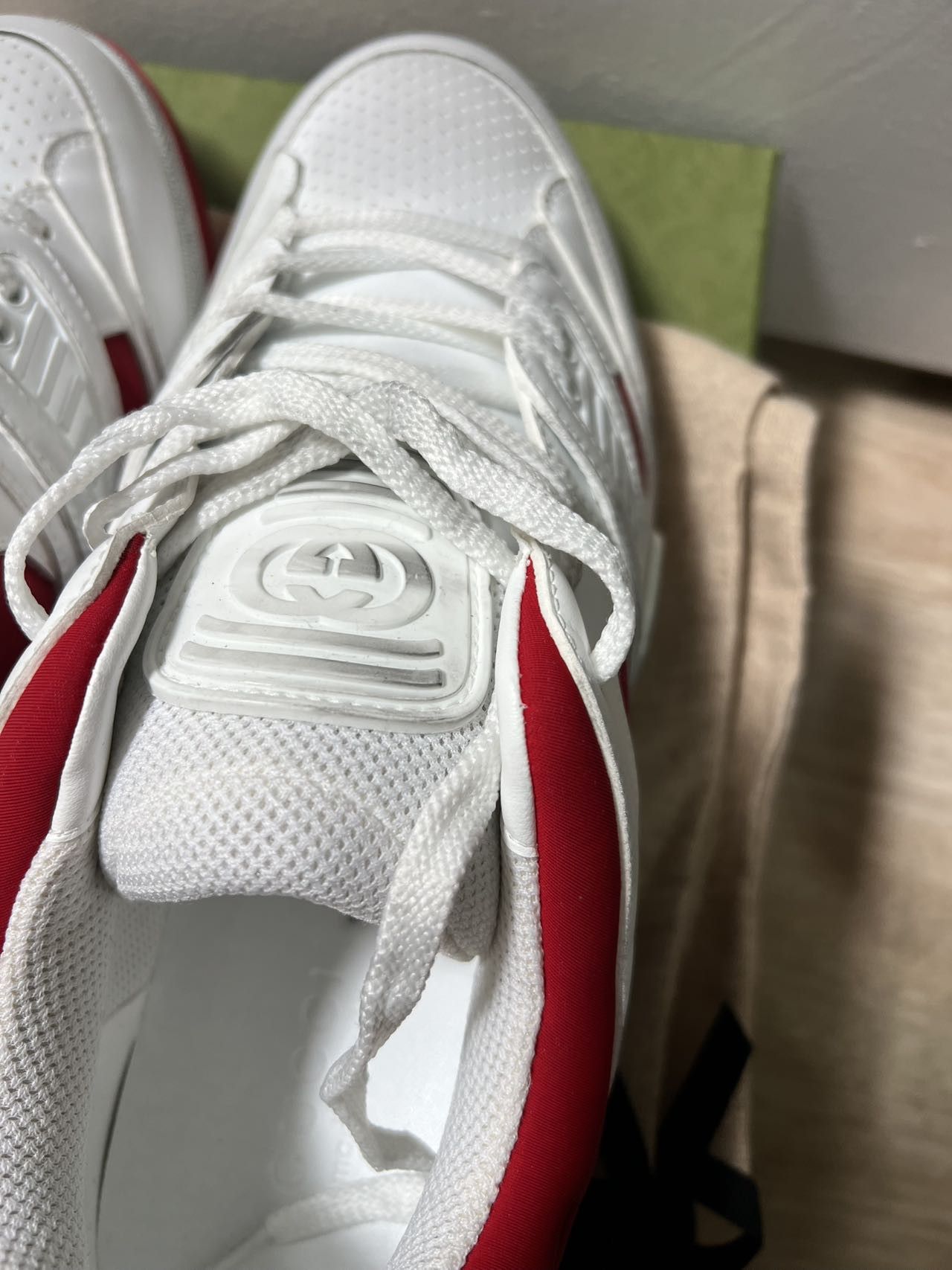 Gucci MEN Gucci Basket White Demetra Size US 14 / EU 47 - 8 Thumbnail