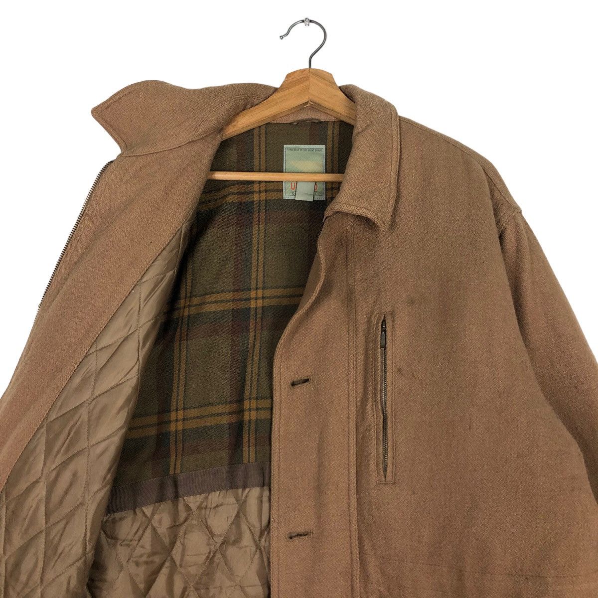 Japanese Brand 🔥Vtg Wool Jacket Tartan Lining Uniqlo Japan Issey Miyake Size US M / EU 48-50 / 2 - 10 Thumbnail