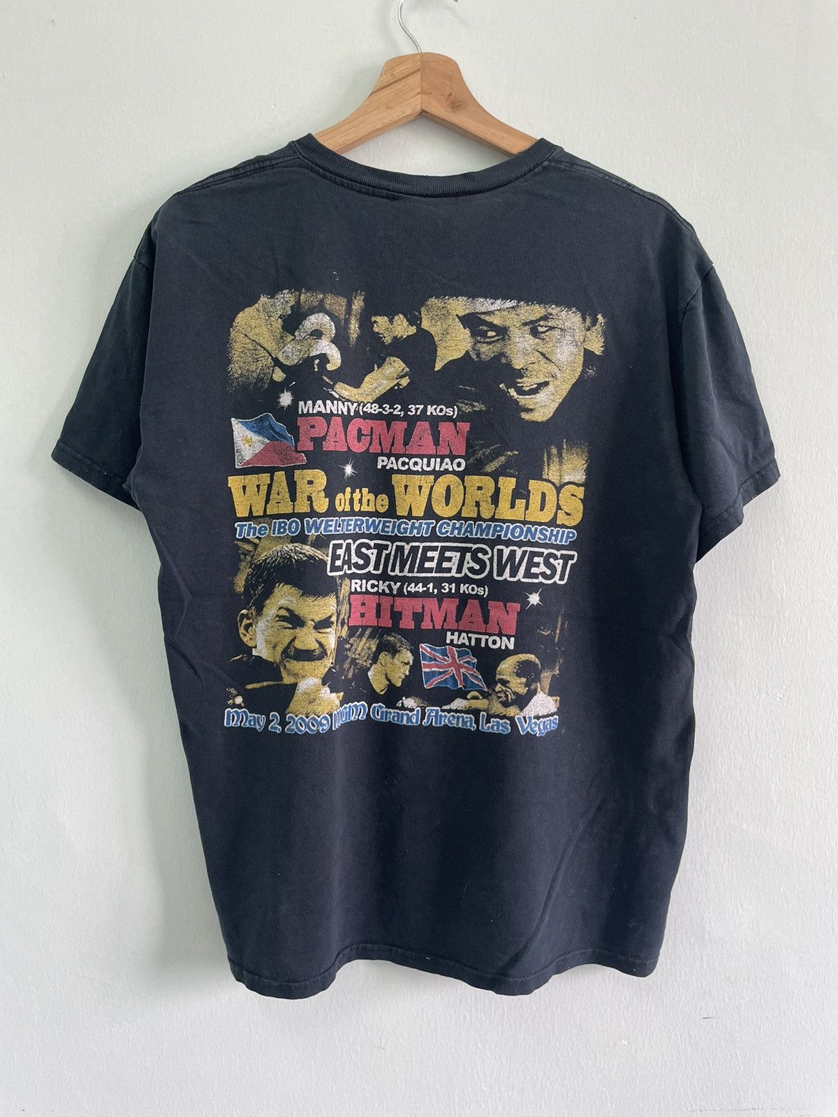 Designer × Rap Tees × Vintage Vintage War Of The World Welterweight Championship Tshirt Size US L / EU 52-54 / 3 - 2 Thumbnail
