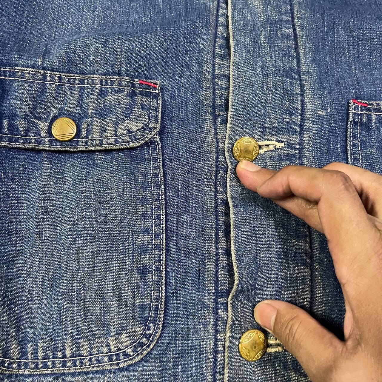 Sears Vintage 50's Sears Blanket Lined Denim Chore Jacket Size US M / EU 48-50 / 2 - 8 Thumbnail