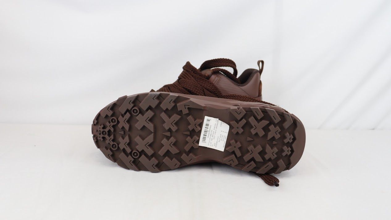 Burberry o1rshd1 Low Top Sneaker on Rubber Sole in Deep Earth Size US 12 / EU 45 - 13 Thumbnail