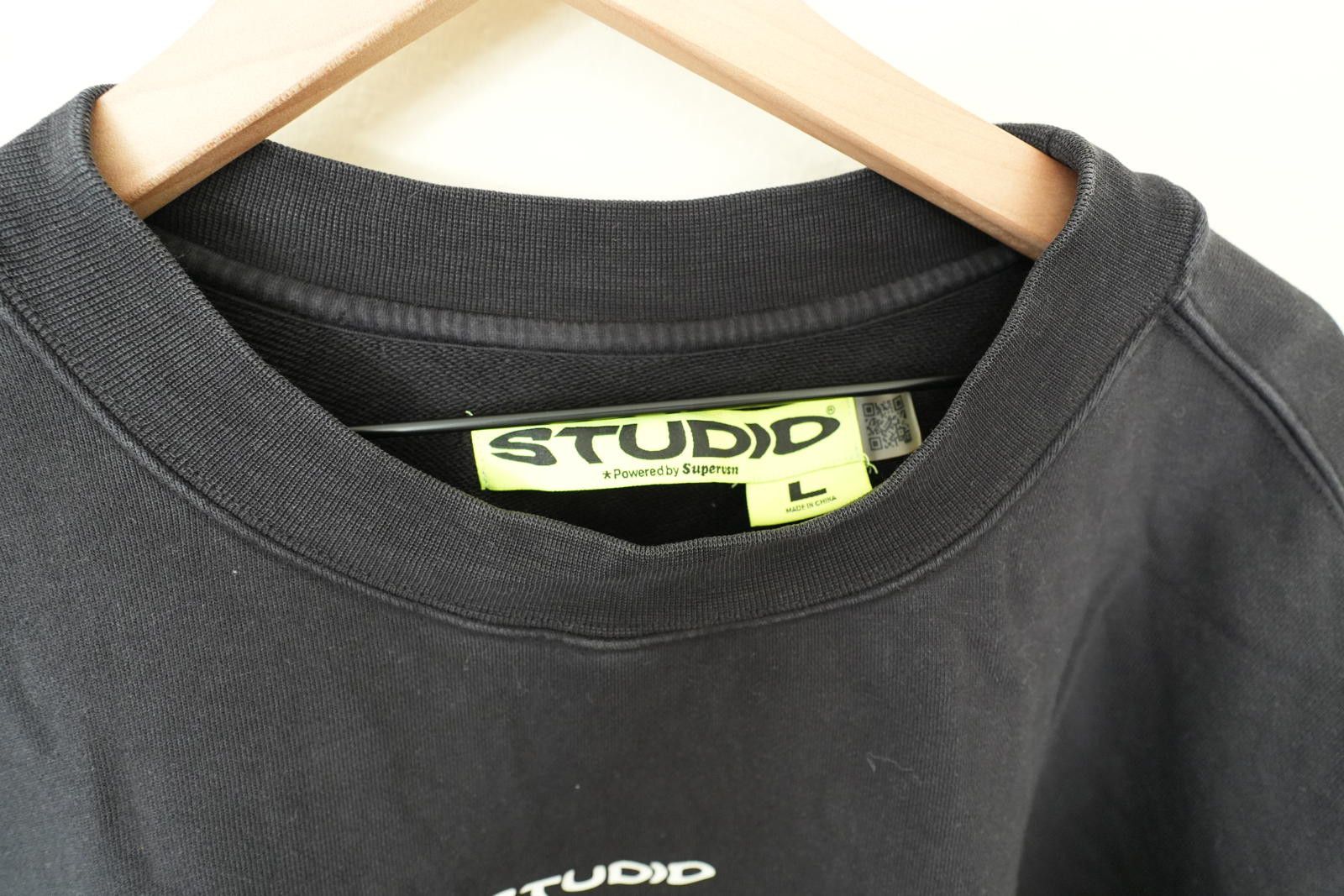 Supervsn Supervsn Hoodie Men's L Black Studio Pullover Rare Size US L / EU 52-54 / 3 - 4 Thumbnail
