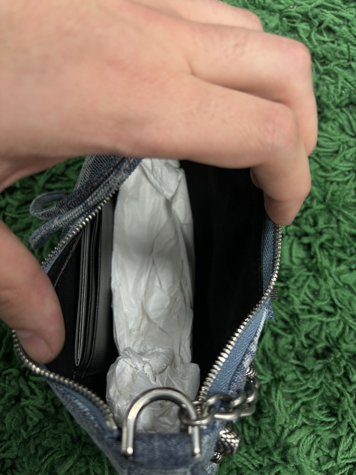 Balenciaga Balenciaga denim bag blue Size ONE SIZE - 5 Thumbnail