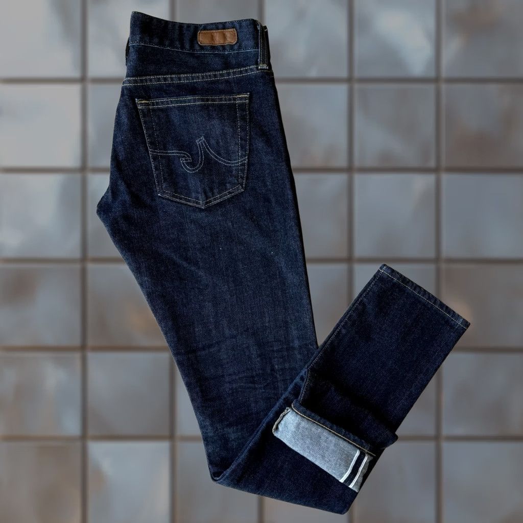 Vintage Adriano Goldschmied Jeans Women's 30 Dark Wash Relaxed Skinny Denim 5-Pocket Jeans Boys? Size 30" / US 8 / IT 44 - 1 Thumbnail