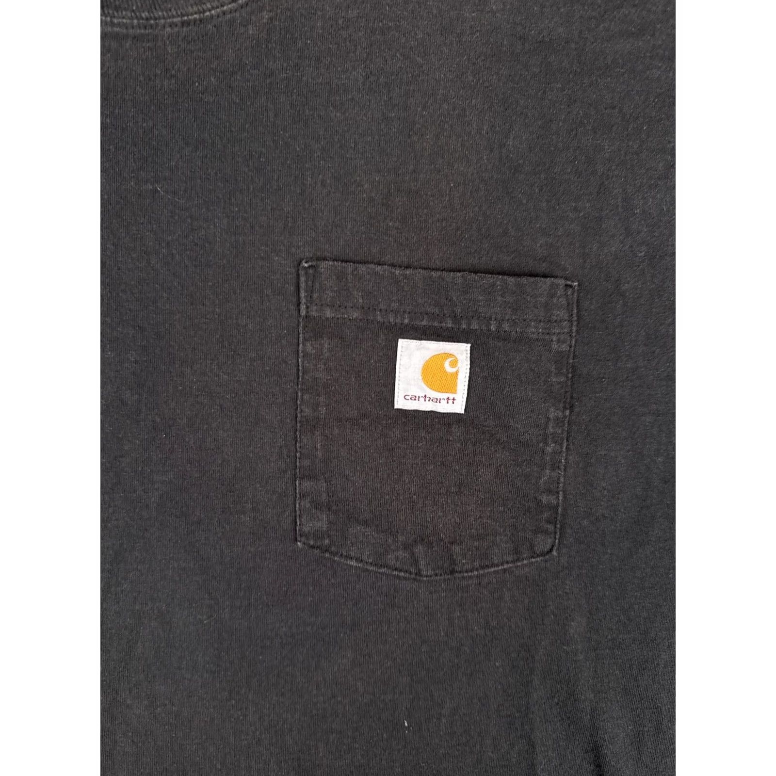 Carhartt Carhartt Shirt Mens 2XL Black Crew Neck Short Sleeve Pocket Tagless K87 Workwear Size US XXL / EU 58 / 5 - 6 Thumbnail