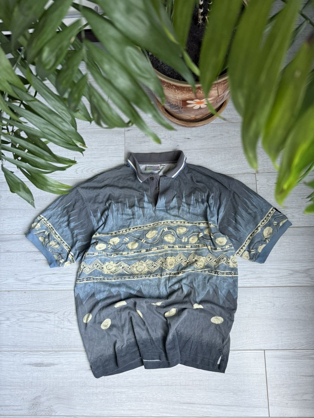Reebok × Vintage Vintage Greg Norman Collection polo rare shirt Size US L / EU 52-54 / 3 - 1 Thumbnail